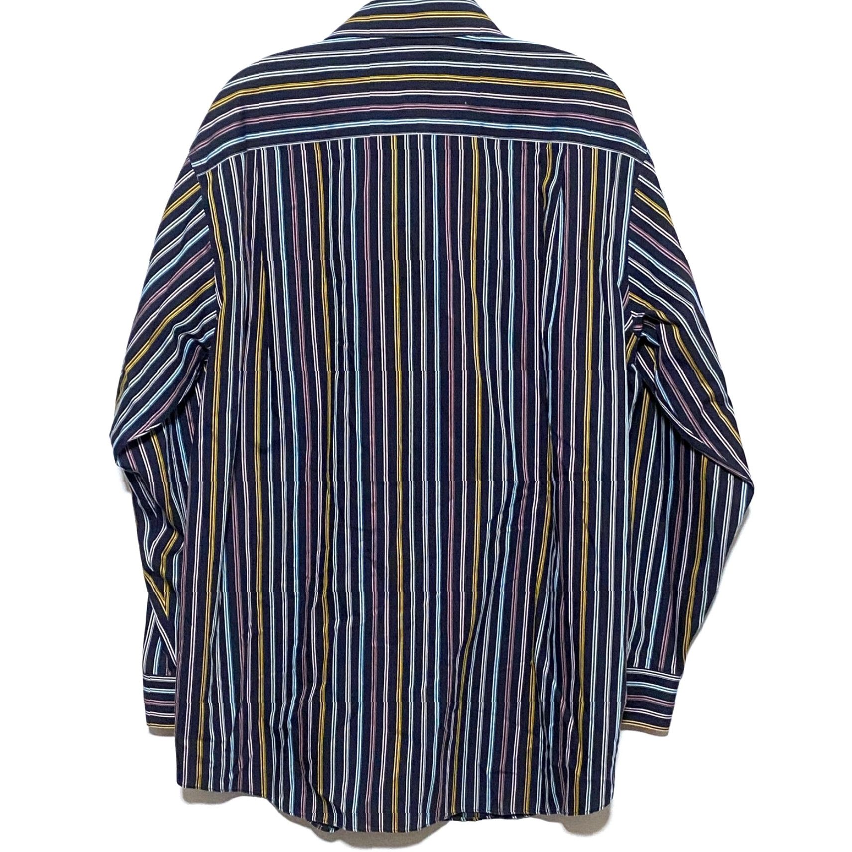 Vintage Paul Fredrick Classic Fit Striped Button Shirt Men 16.5 34 Business Professional Size US XL / EU 56 / 4 - 3 Thumbnail