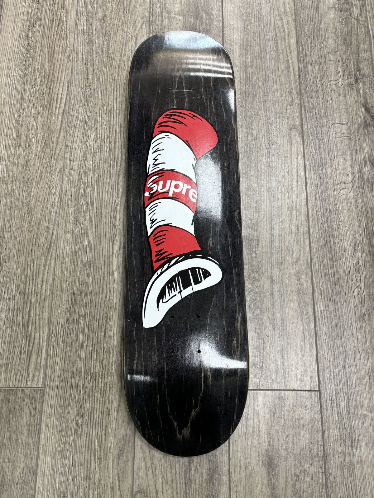 image of Supreme Cat In The Hat Deck Black, Men's