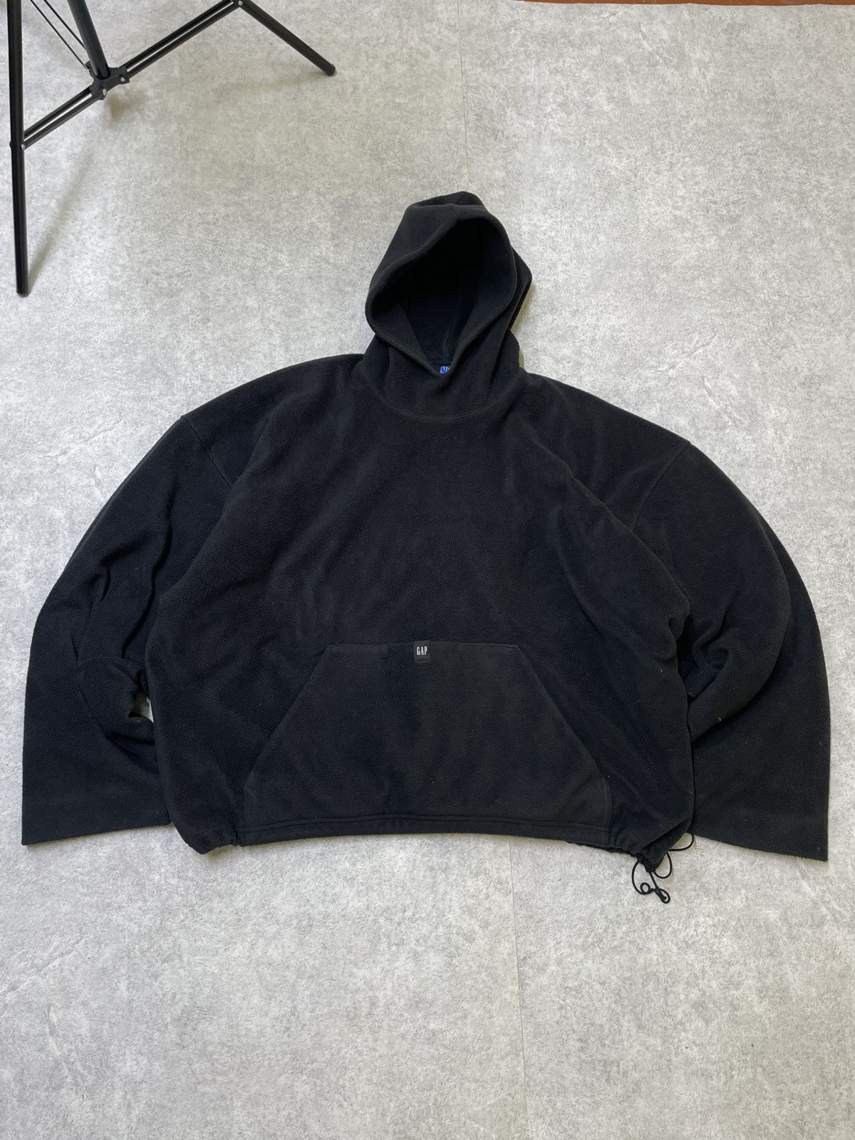 Balenciaga × Gap × Yeezy Y2K Yeezy Gap Polar Fleece Hoodie Black Size Xs Size US M / EU 48-50 / 2 - 2 Thumbnail