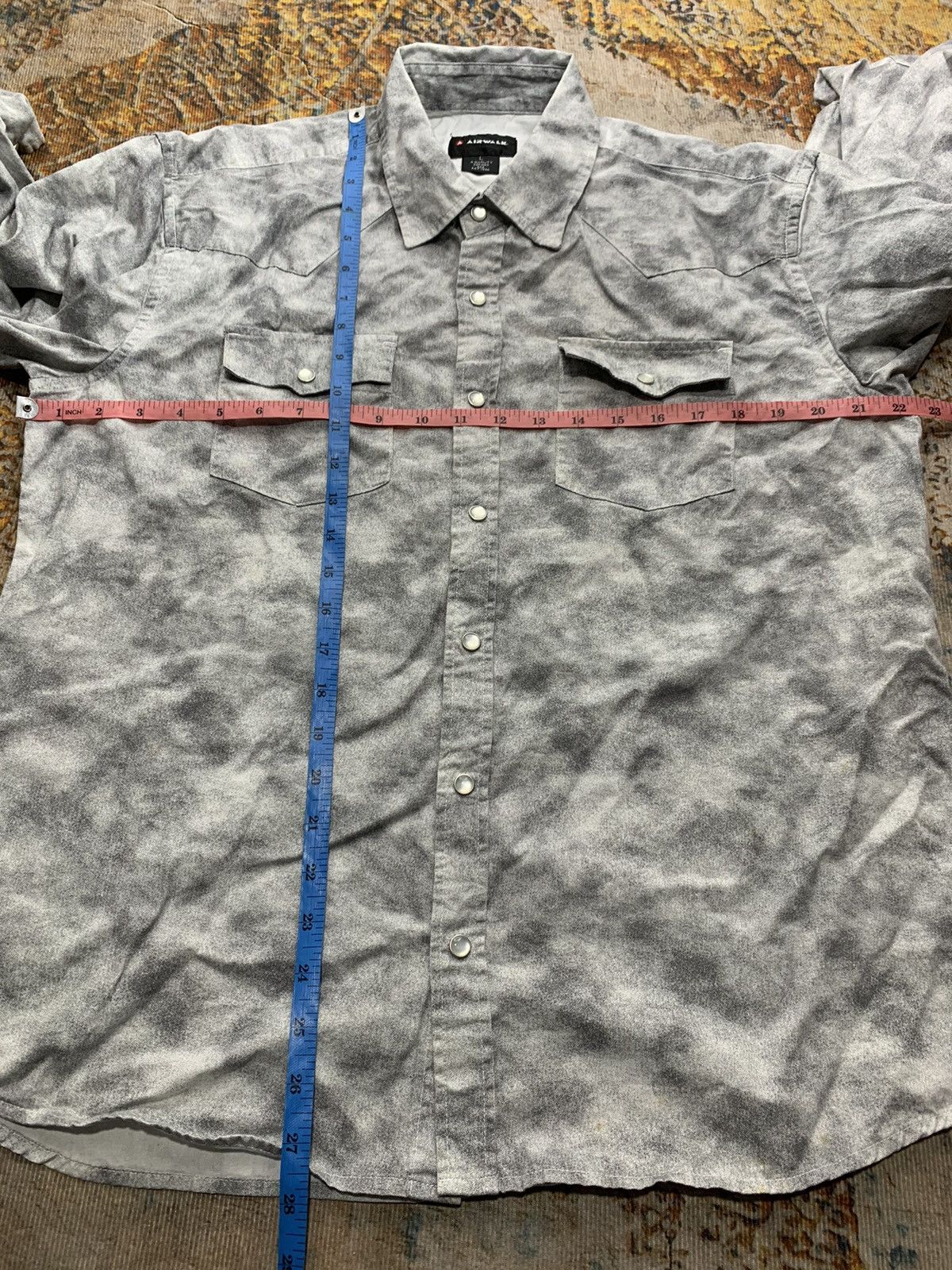 Beauty Beast × Hysteric Glamour × If Six Was Nine JAPANESE AIRWALK CRAZY ABSTRACT BUTTON SHIRT Size US L / EU 52-54 / 3 - 6 Thumbnail