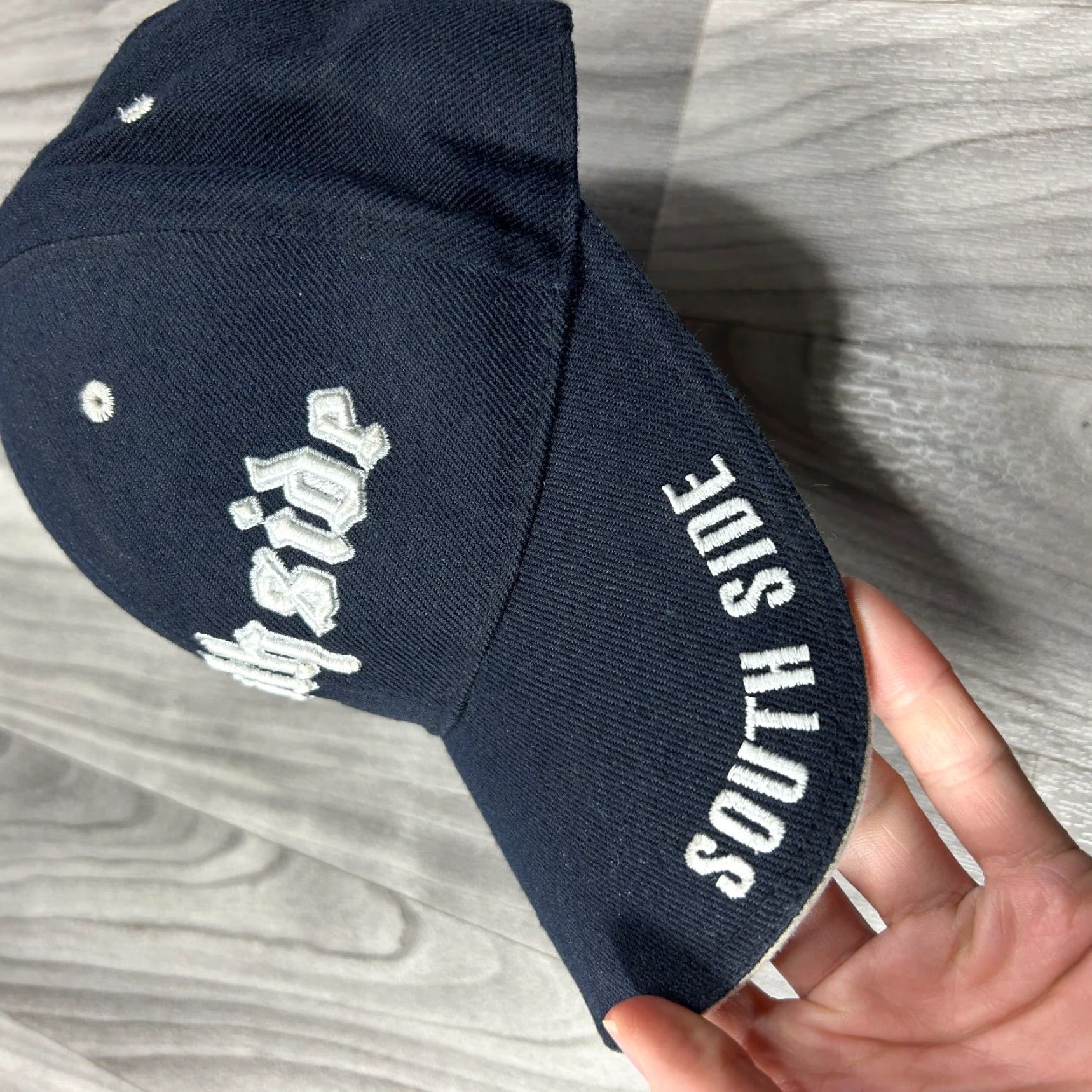 Vintage Southside City Baseball Hat Men's Black Embroidered Adjustable Strapback Cap Size ONE SIZE - 2 Thumbnail