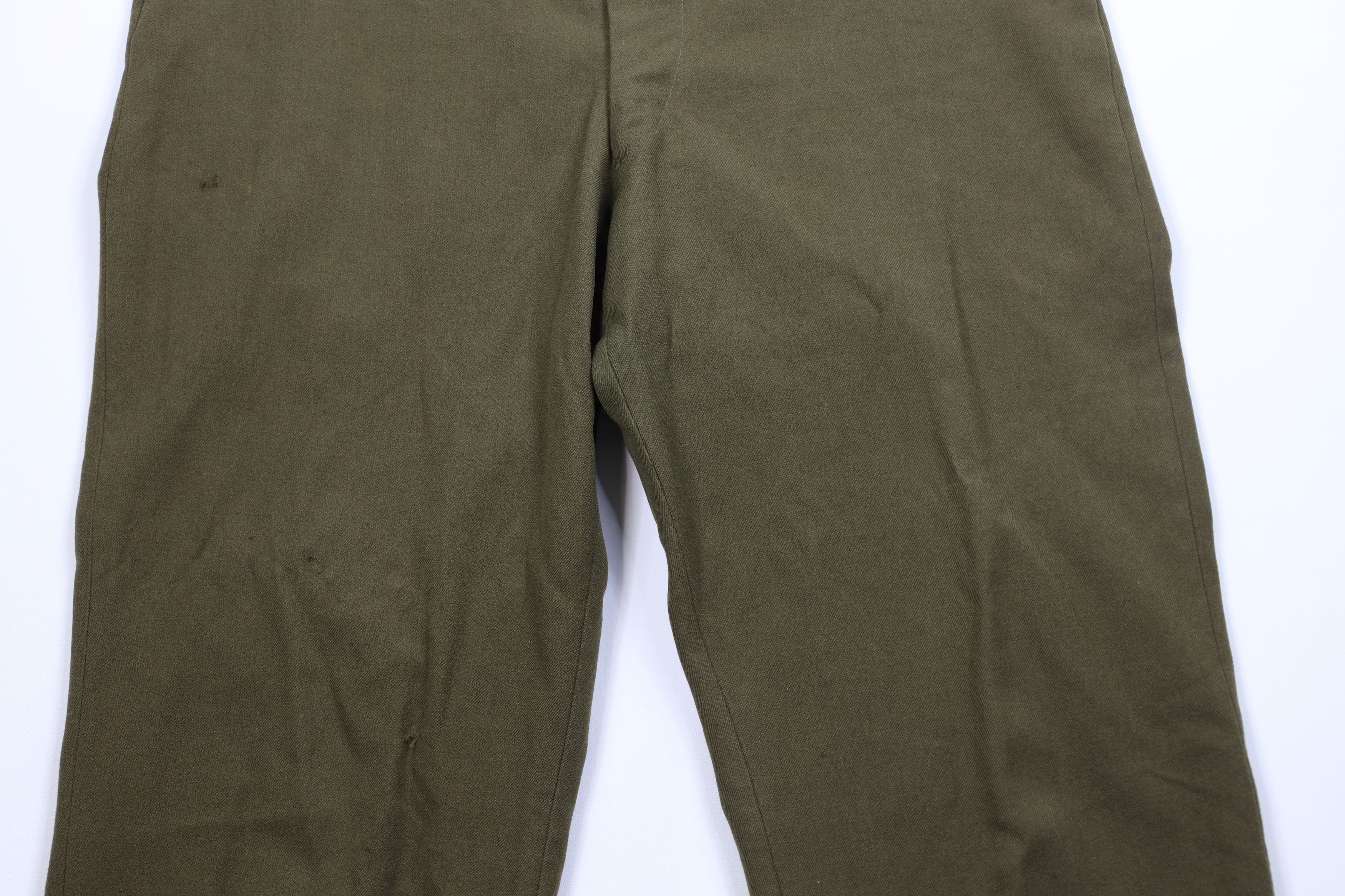Vintage Vintage 50s Korean War Wool M1951 Field Trousers Pants USA Size US 34 / EU 50 - 3 Thumbnail
