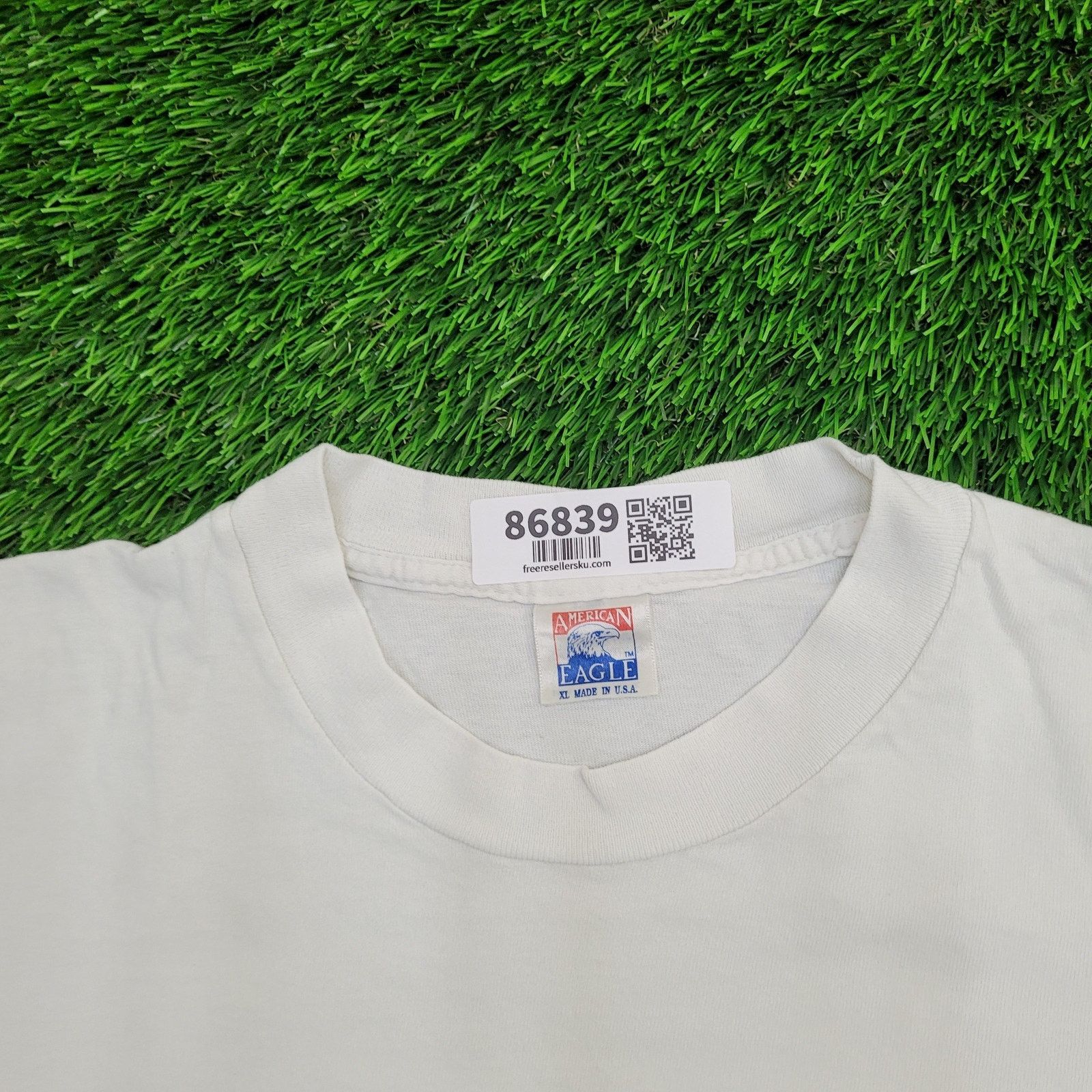 American Eagle Outfitters Vintage 90s American-Eagle Shirt Womens XL 23x26 White USA Size XL / US 12-14 / IT 48-50 - 10 Thumbnail