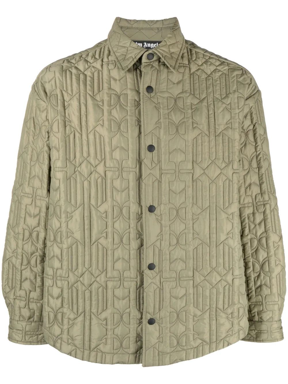 Palm Angels o1y0325 Shell Jacket in Military Green Size US M / EU 48-50 / 2 - 1 Thumbnail