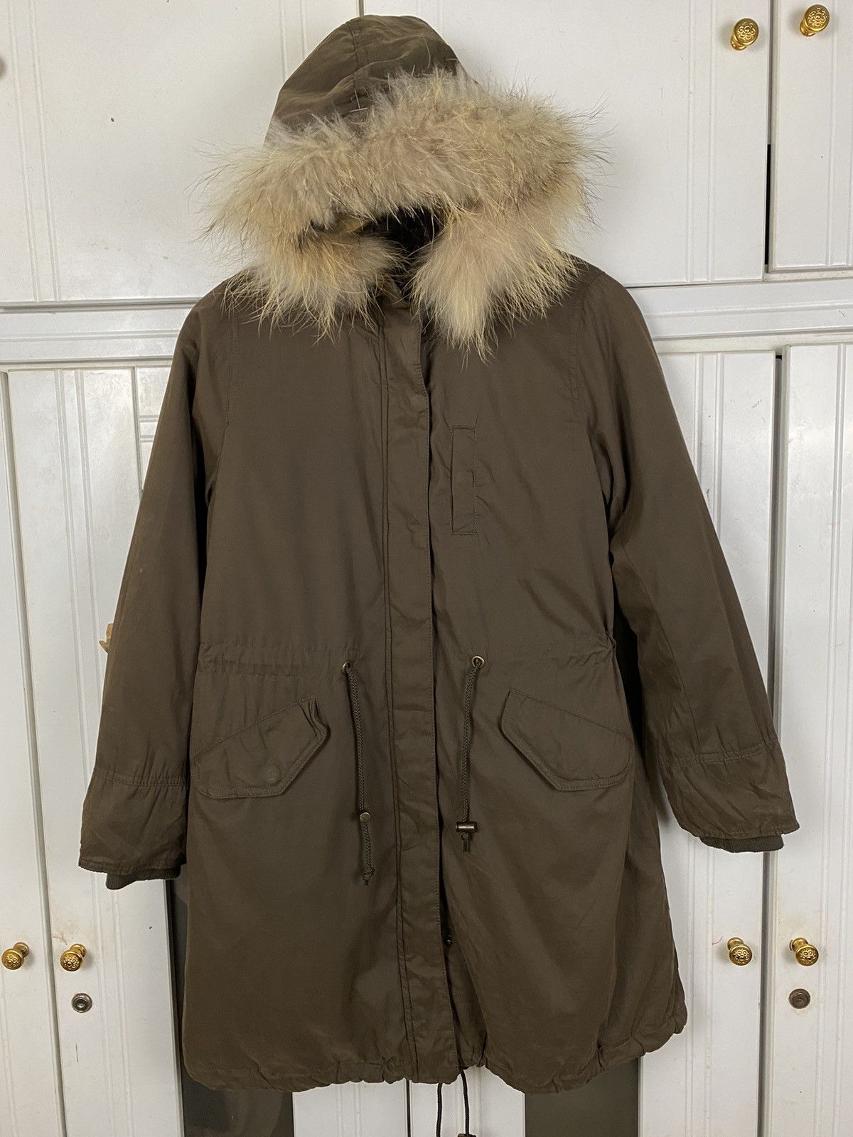 If Six Was Nine × Japanese Brand × Vintage Vintage Parka Fur Jacket Shoo La Rue Size US S / EU 44-46 / 1 - 1 Thumbnail