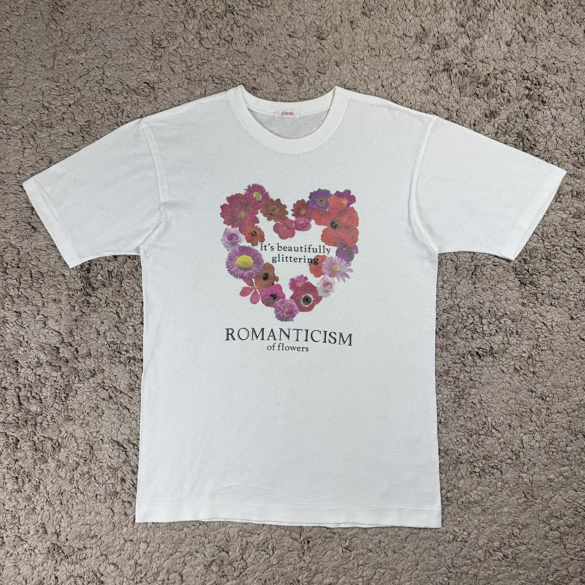 Vintage Vintage Flora Romanticism of Flowers Graphic T-shirt Size US L / EU 52-54 / 3 - 1 Thumbnail