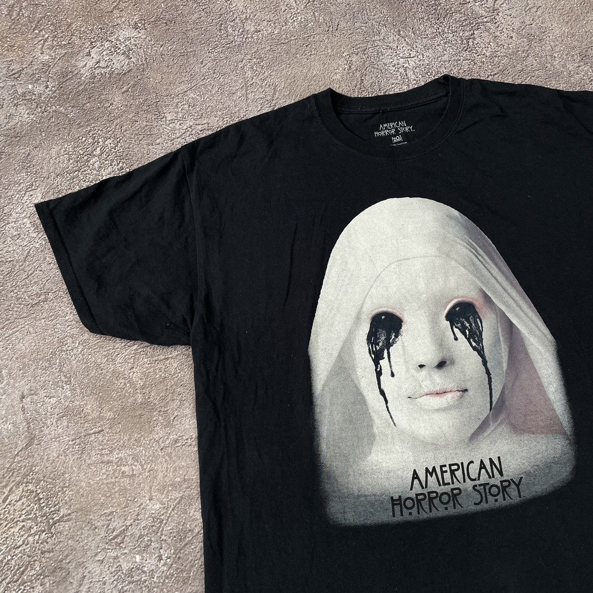 Vintage Vintage Y2K Goth Horror Graphic Tee Black Medium Oversized Size US M / EU 48-50 / 2 - 2 Thumbnail