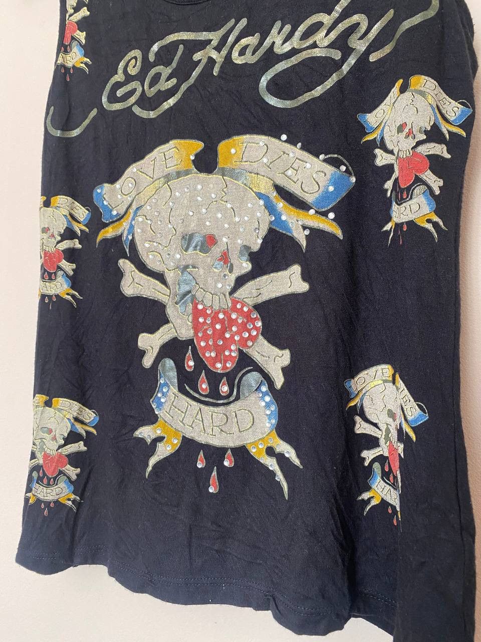 Ed Hardy Vintage rare Ed hardy Y2K Christian Audigier beads tank top Size XL / US 12-14 / IT 48-50 - 4 Thumbnail