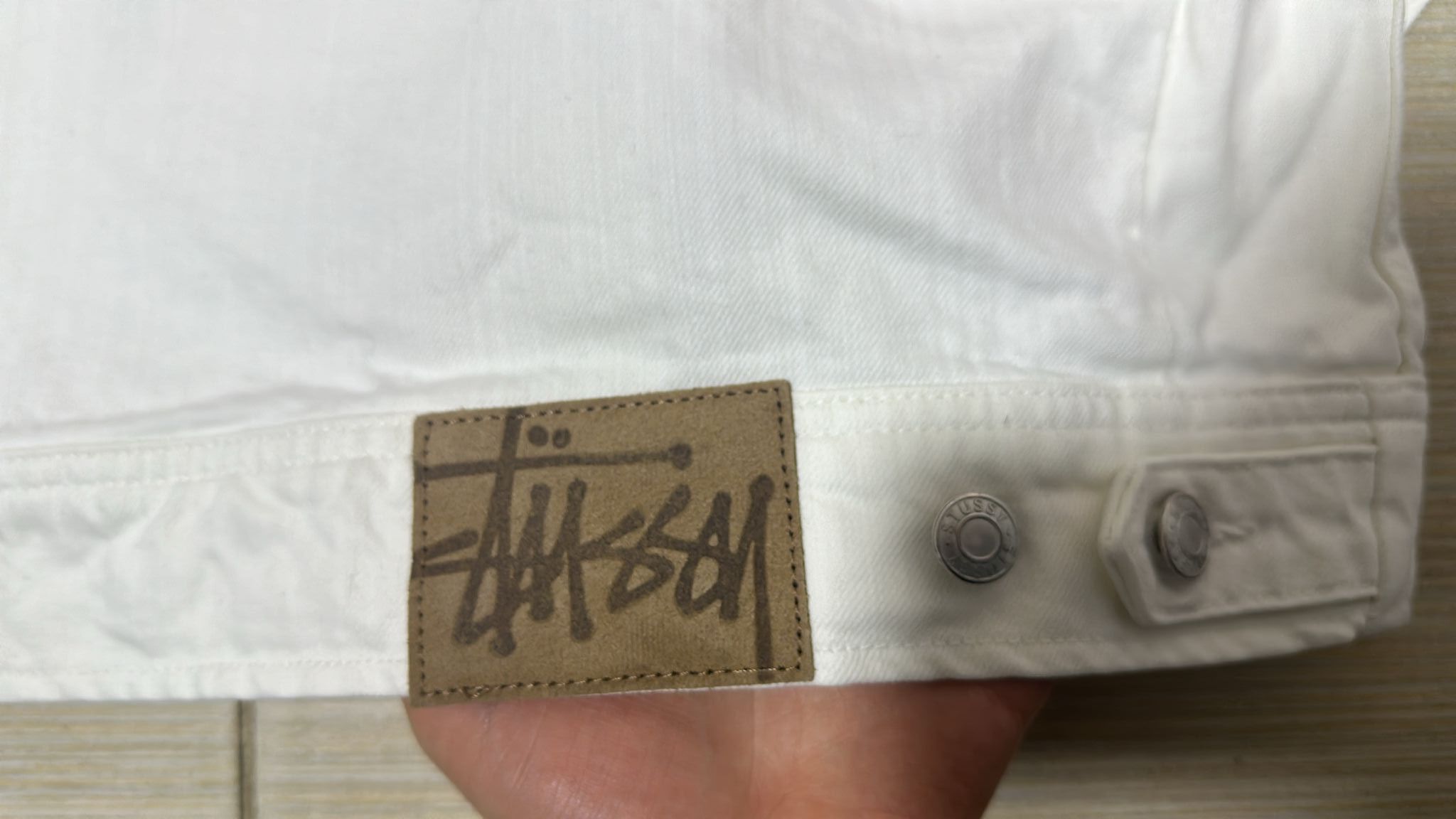 Stussy Stussy Zip Work Jacket Bone Size XL Size US XL / EU 56 / 4 - 7 Thumbnail