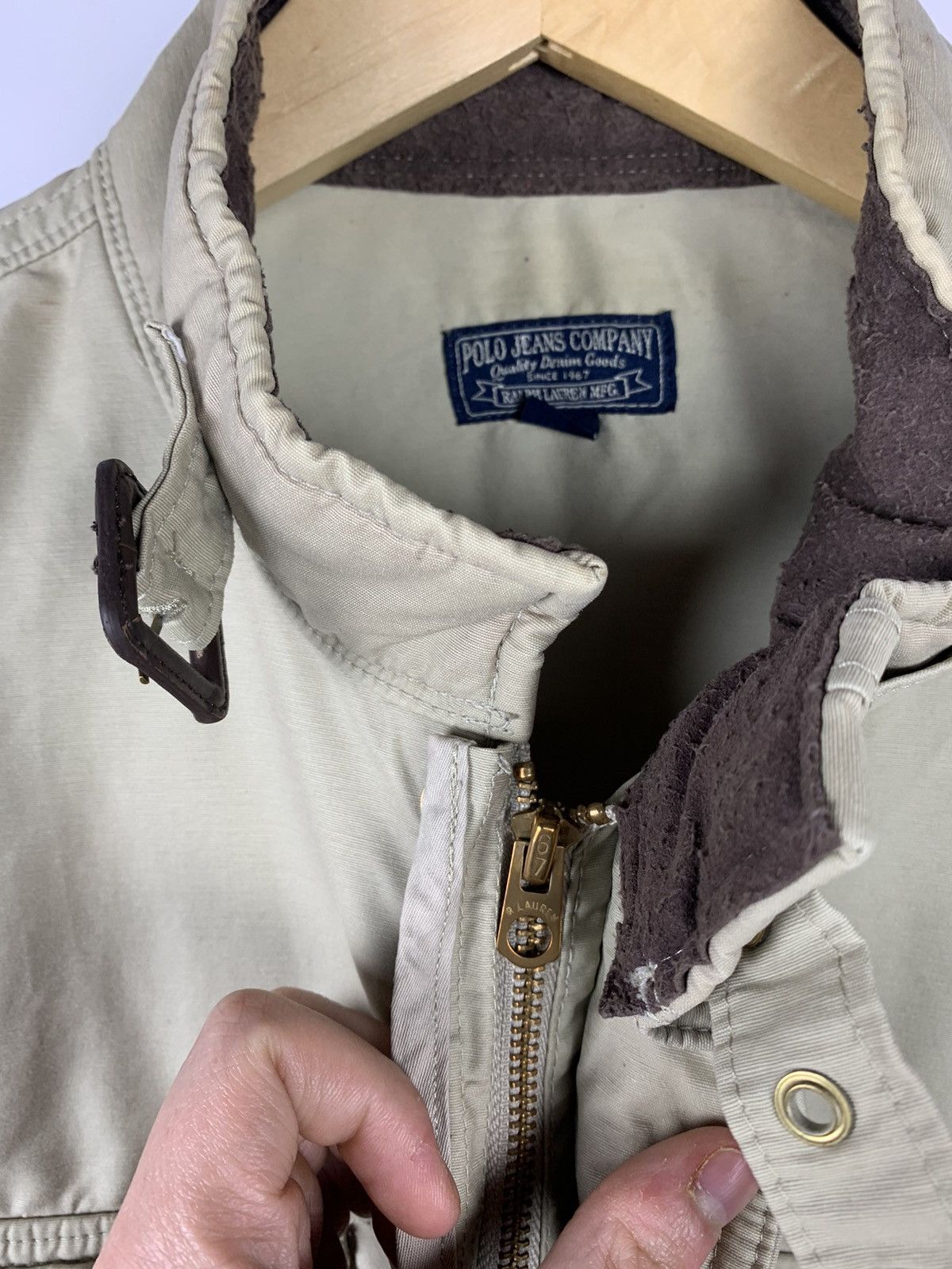 Vintage Vintage Y2K Polo Jeans Co. Ralph Lauren M-65 Jacket Military Size US L / EU 52-54 / 3 - 9 Thumbnail
