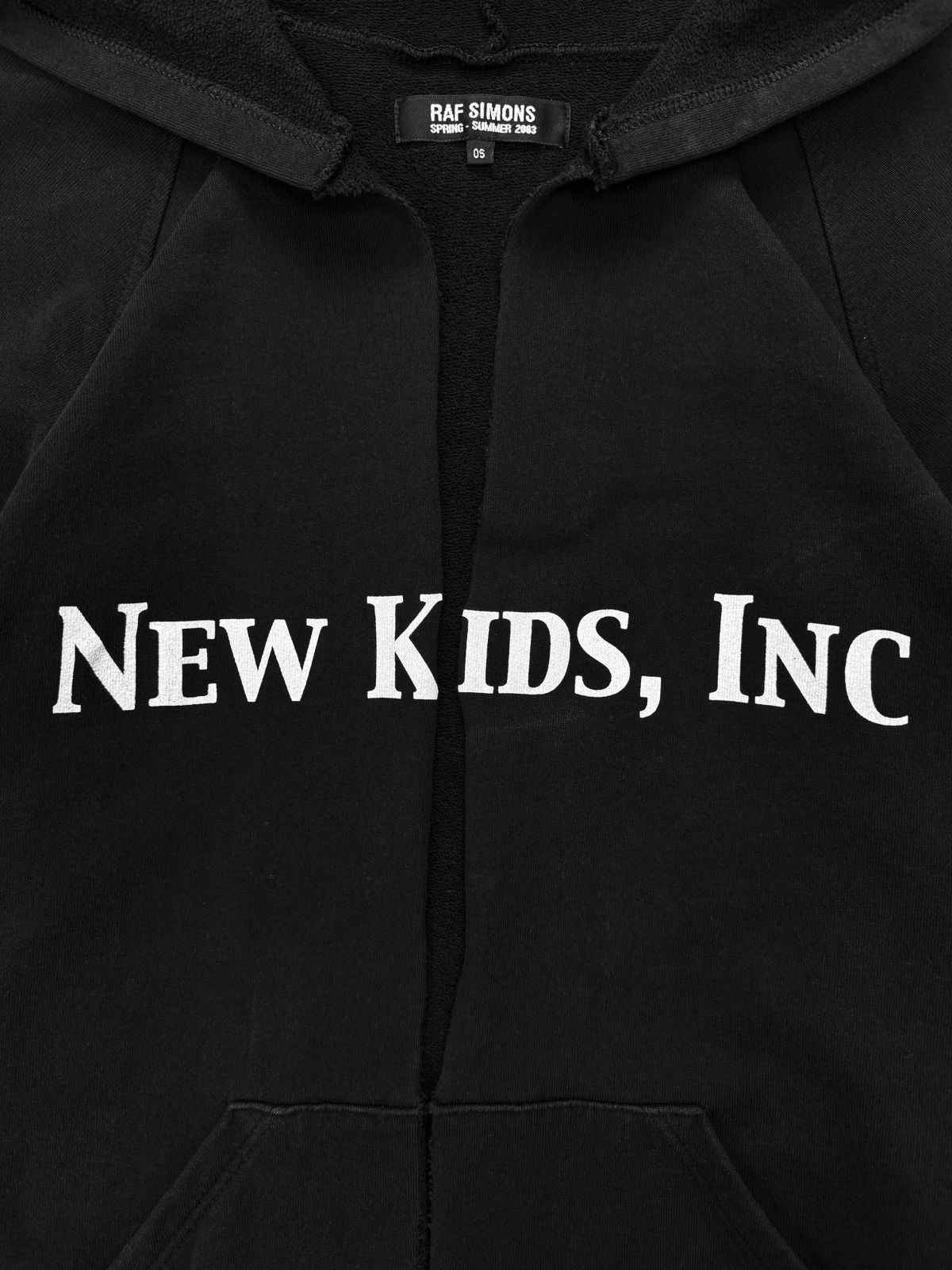 Raf Simons SS03 Raf Simons ‘New Kids Inc’ Consumed Split Raglan Hoodie Size US XXL / EU 58 / 5 - 2 Thumbnail