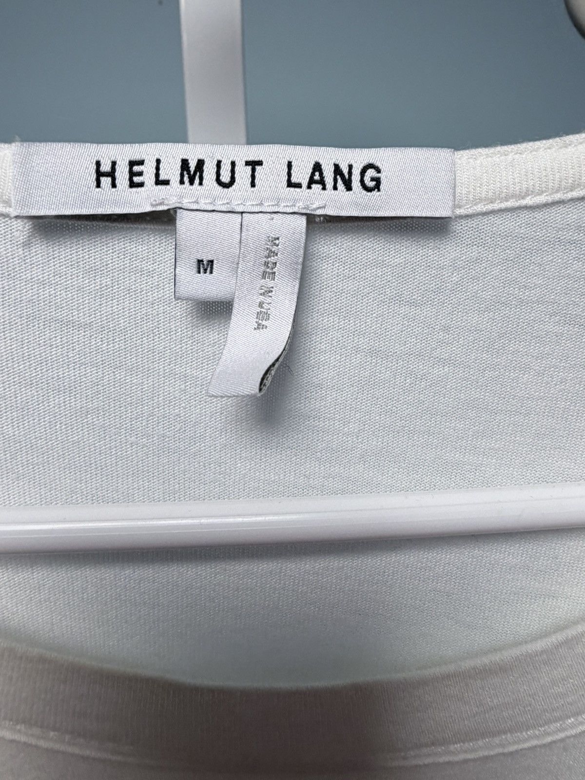 Helmut Lang Helmut Lang Designer White Tee M Size US M / EU 48-50 / 2 - 3 Thumbnail