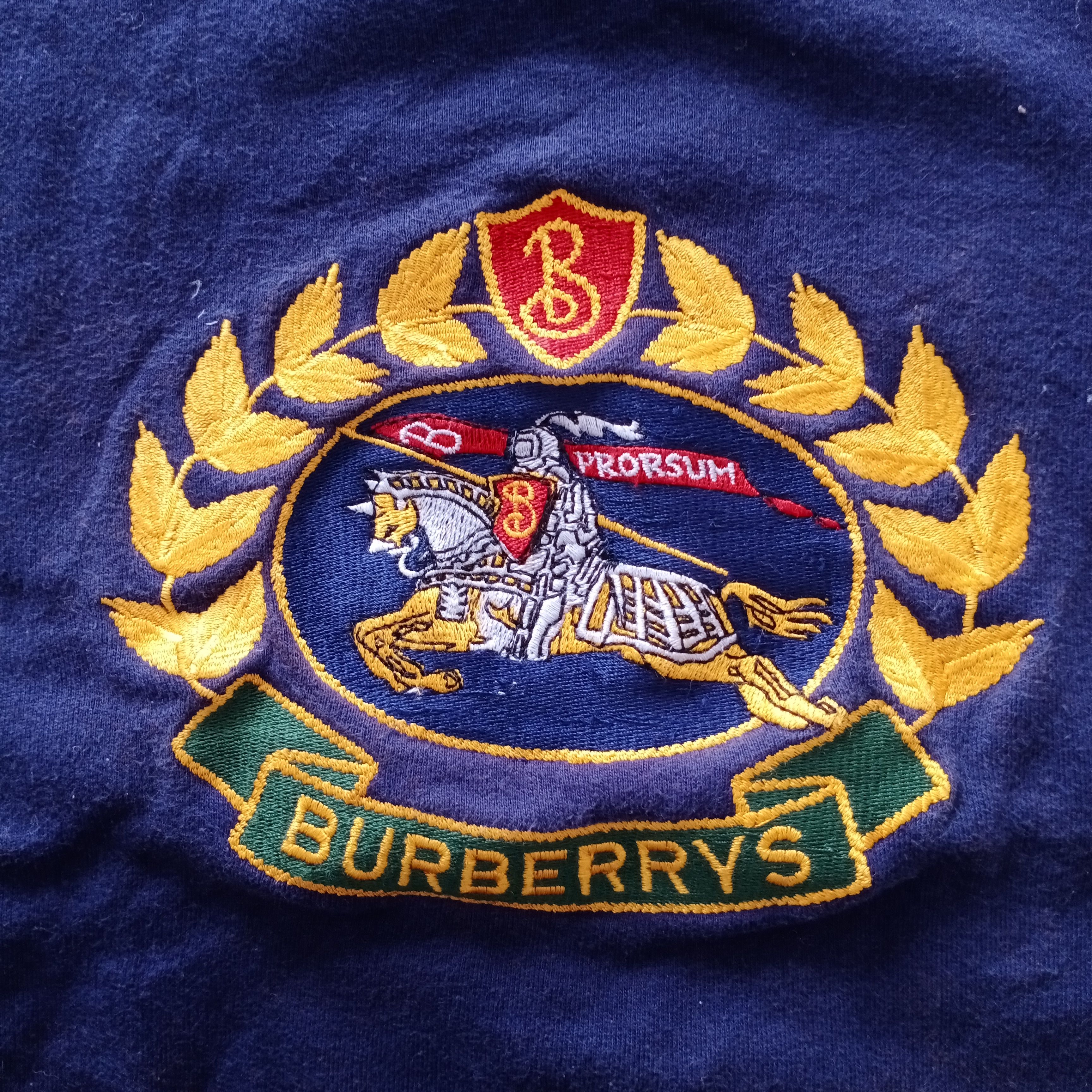 Burberry Vintage 80s 90s Burberrys Prorsum Embroidered Logo England Size US M / EU 48-50 / 2 - 3 Thumbnail