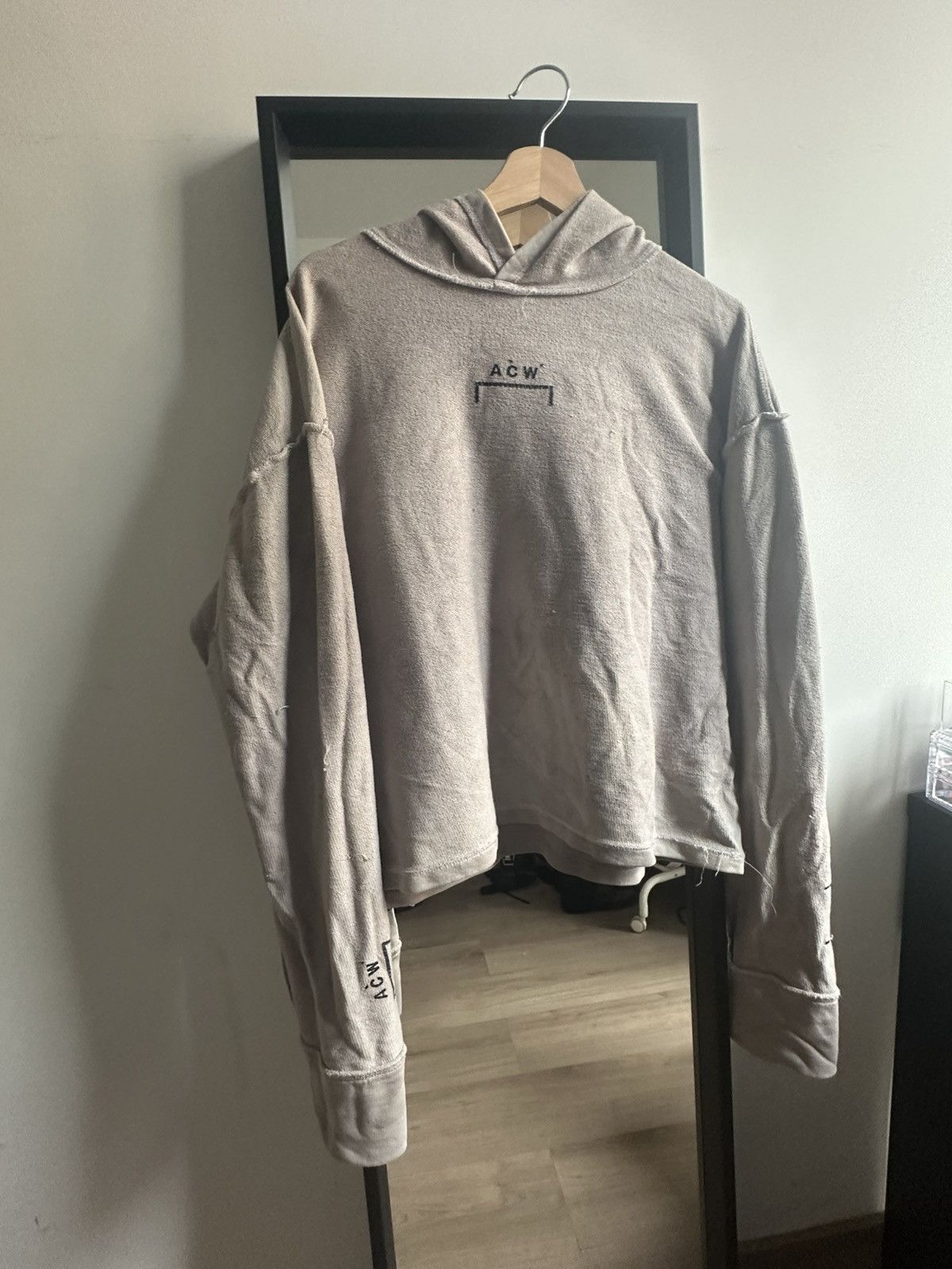 A-COLD-WALL* A cold wall reversible cropped logo hoodie Size US S / EU 44-46 / 1 - 2 Thumbnail