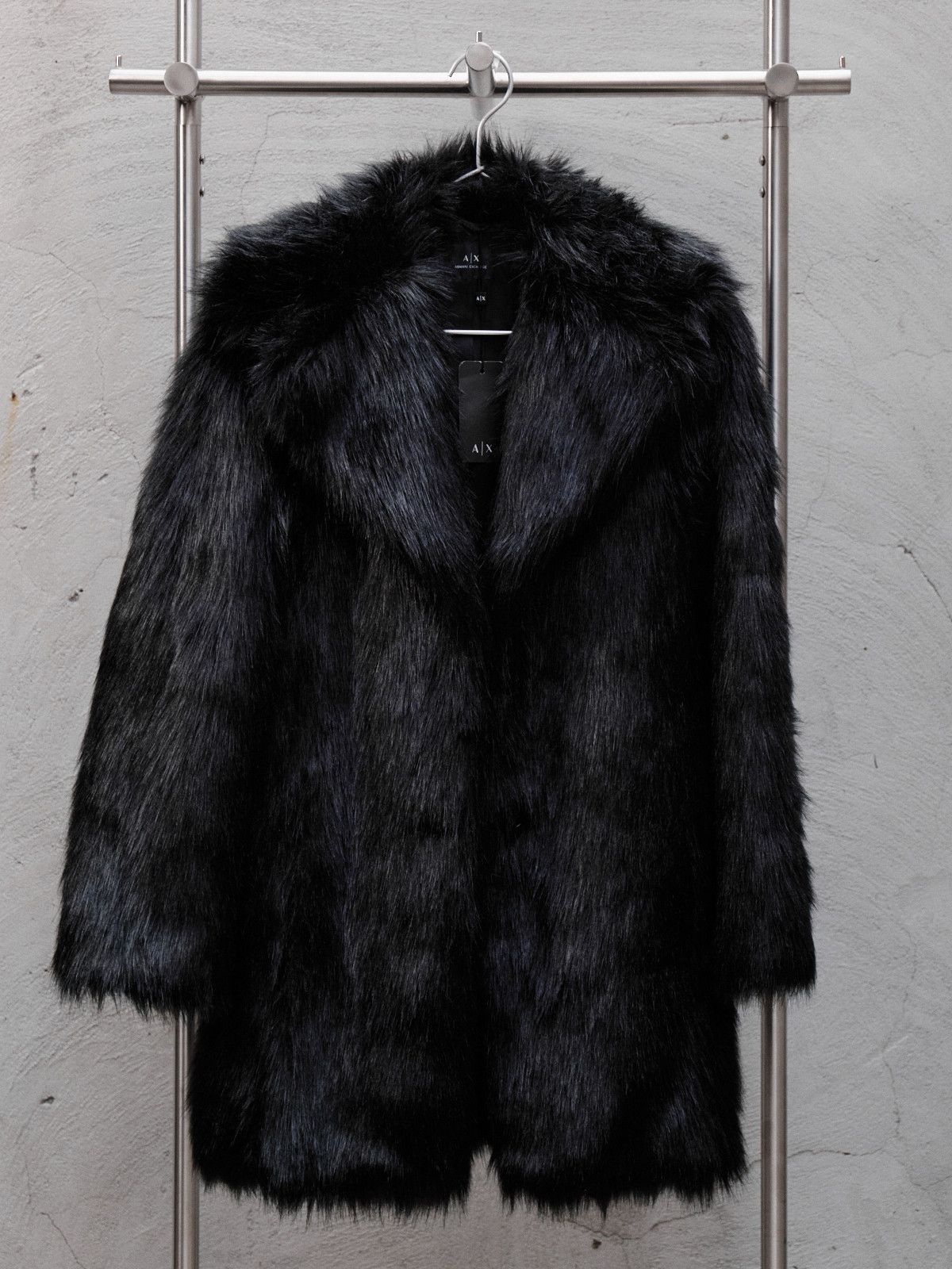 Armani Exchange Armani Exchange Artificial Fur Coat Size XS / US 0-2 / IT 36-38 - 2 Thumbnail