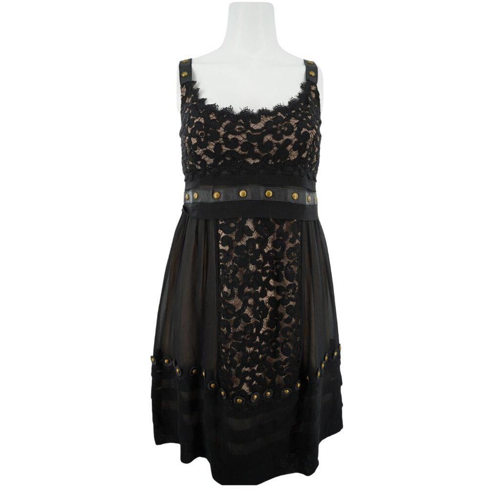 Designer Temperly London Black Lace Dress Size 6 Size M / US 6-8 / IT 42-44 - 1 Thumbnail