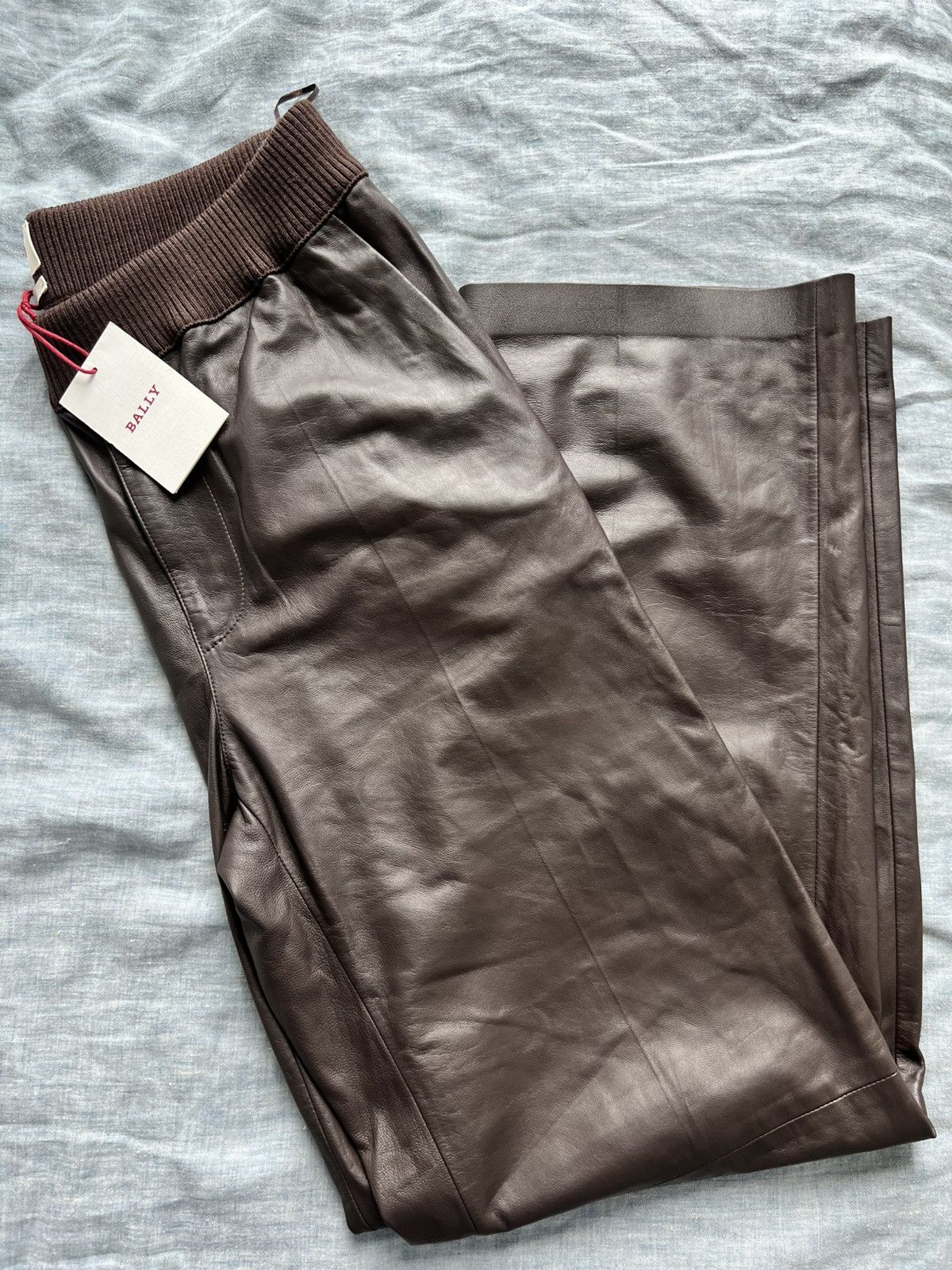 Bally 2195USD BALLY By Rhuigi - Genuine Leather Pants Trousers Size US 32 / EU 48 - 6 Thumbnail