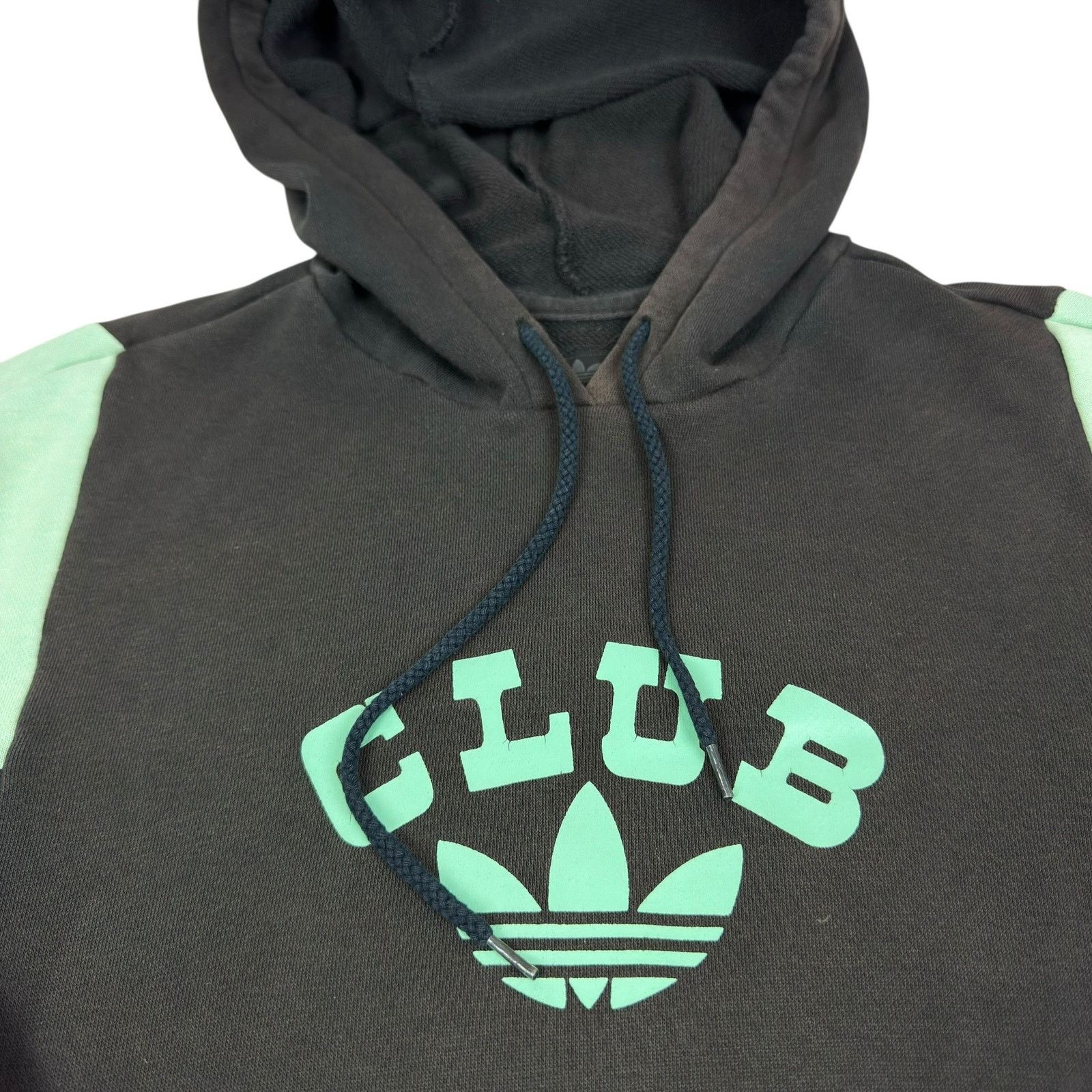Adidas × Japanese Brand × Vintage Adidas Men Black Trefoil Logo Long Sleeve Pullover Hoodie 42 Size US S / EU 44-46 / 1 - 4 Thumbnail