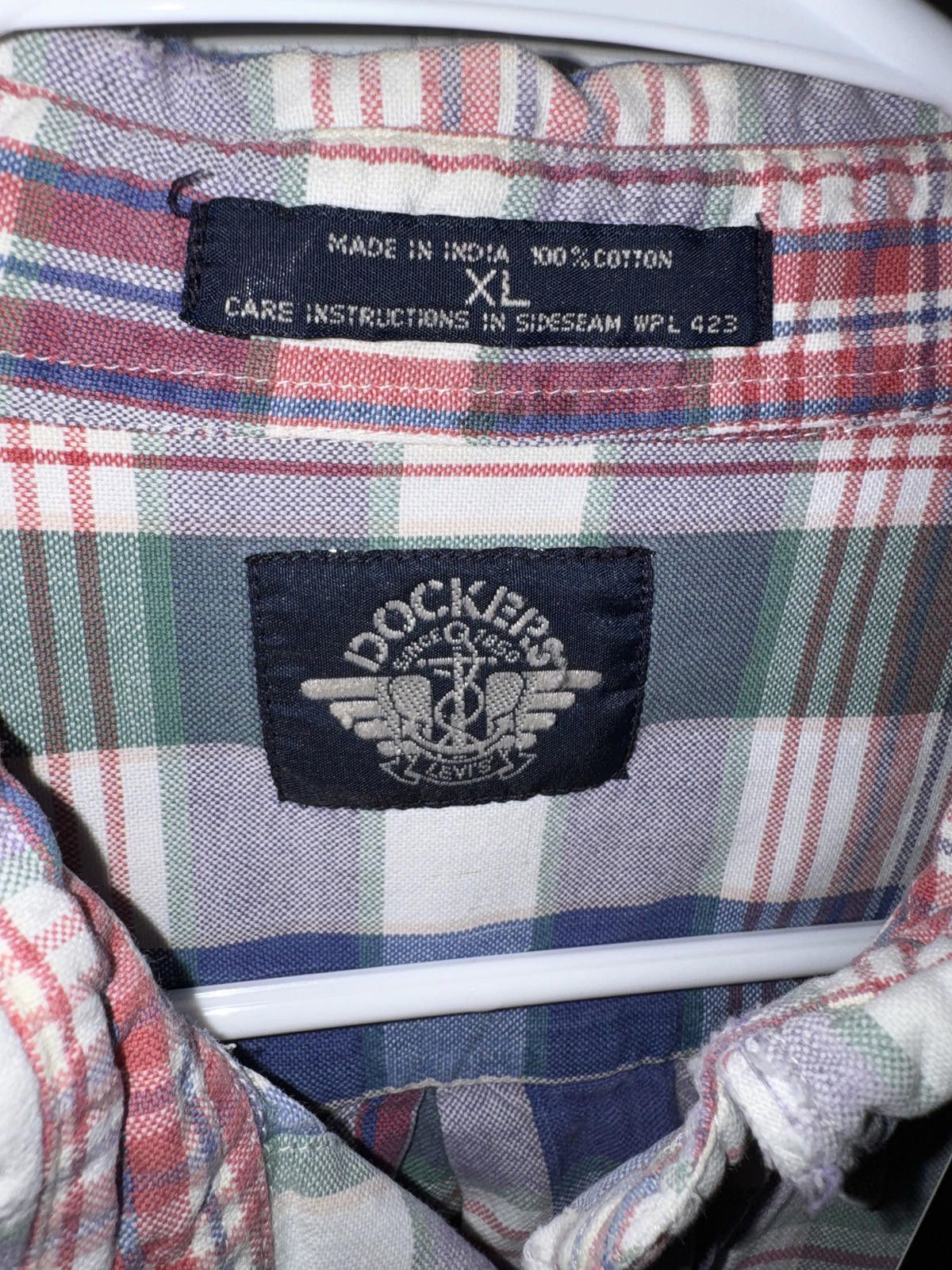 Dockers Dockers Men's XL Plaid Short Sleeve Button-Up Shirt Size US XL / EU 56 / 4 - 2 Thumbnail