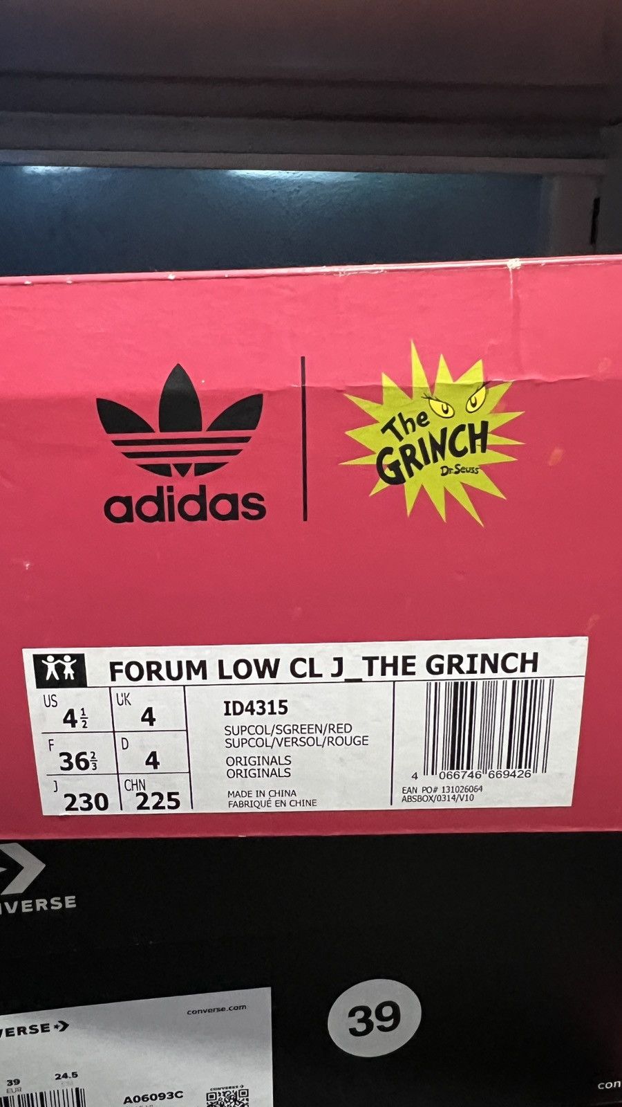 Adidas Adidas Forum grinch womens Size US 4.5 / IT 34.5 - 9 Thumbnail