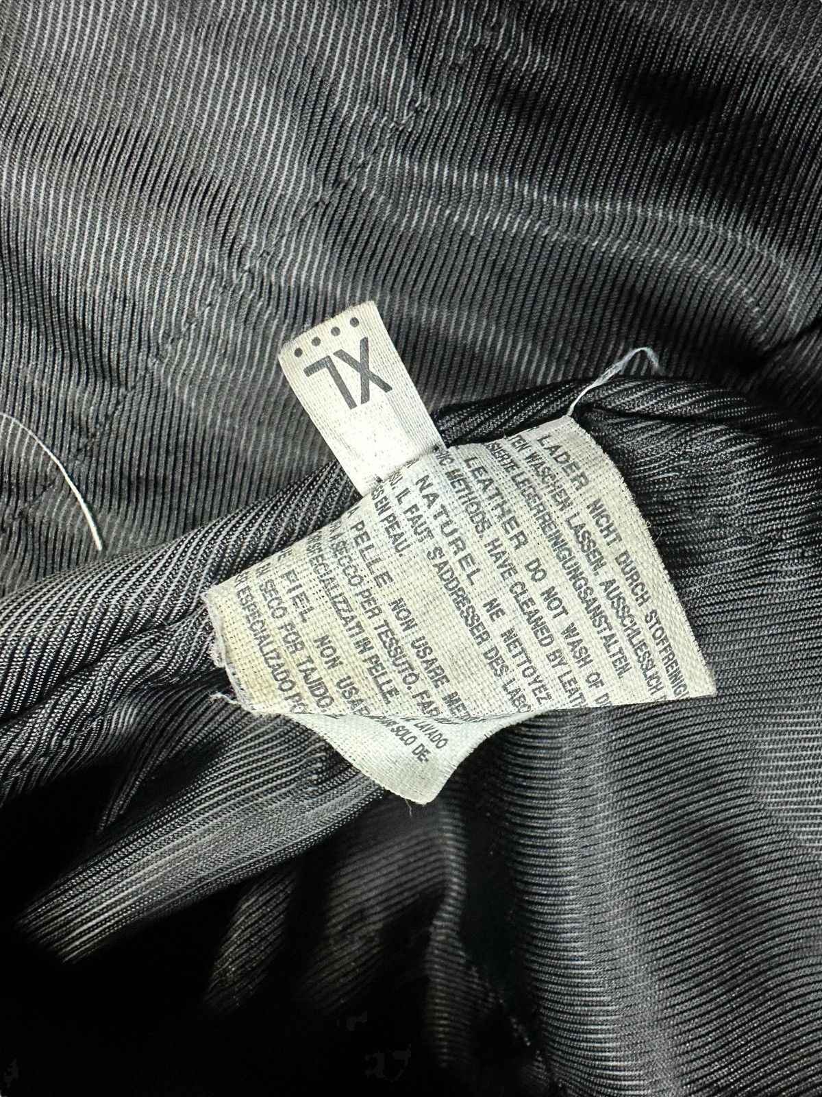 Japanese Brand IXS Womens Archive Avant Garde Y2K Long Leather Coat Size XL / US 12-14 / IT 48-50 - 8 Thumbnail