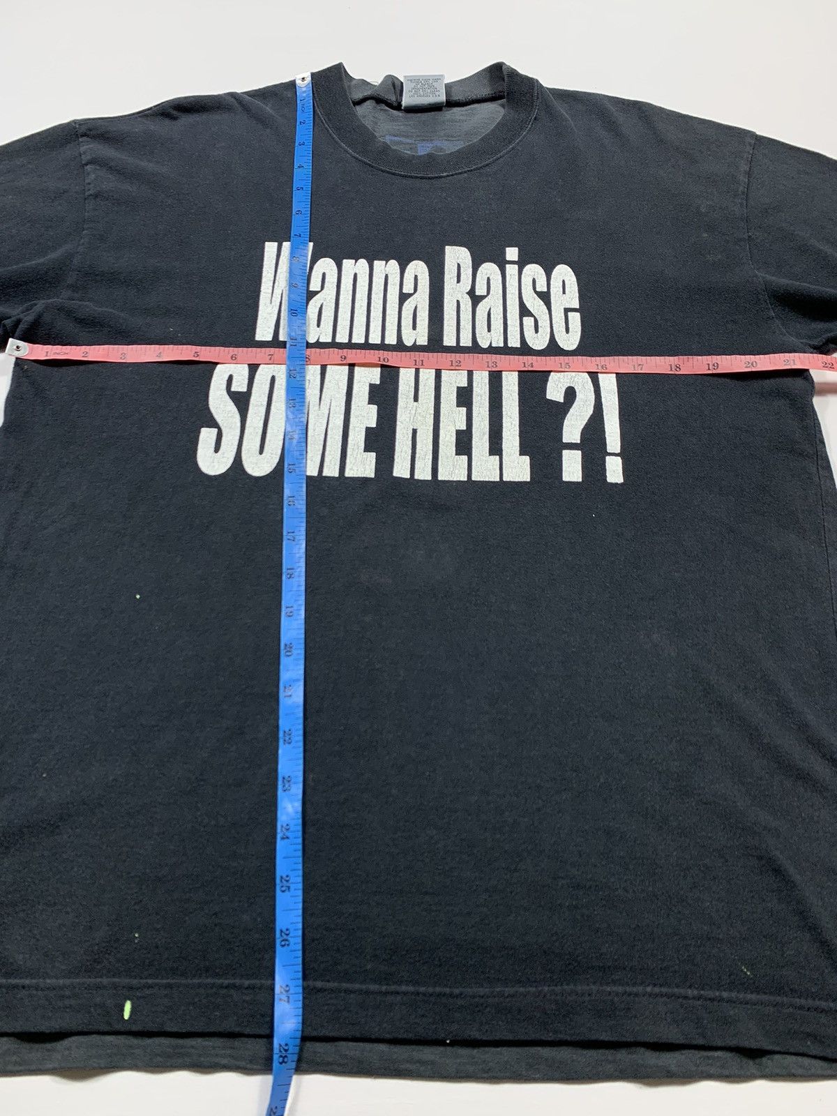 WCW/nWo × WWE × WWF Vintage WWF Faded Distressed Black Size US XL / EU 56 / 4 - 7 Thumbnail