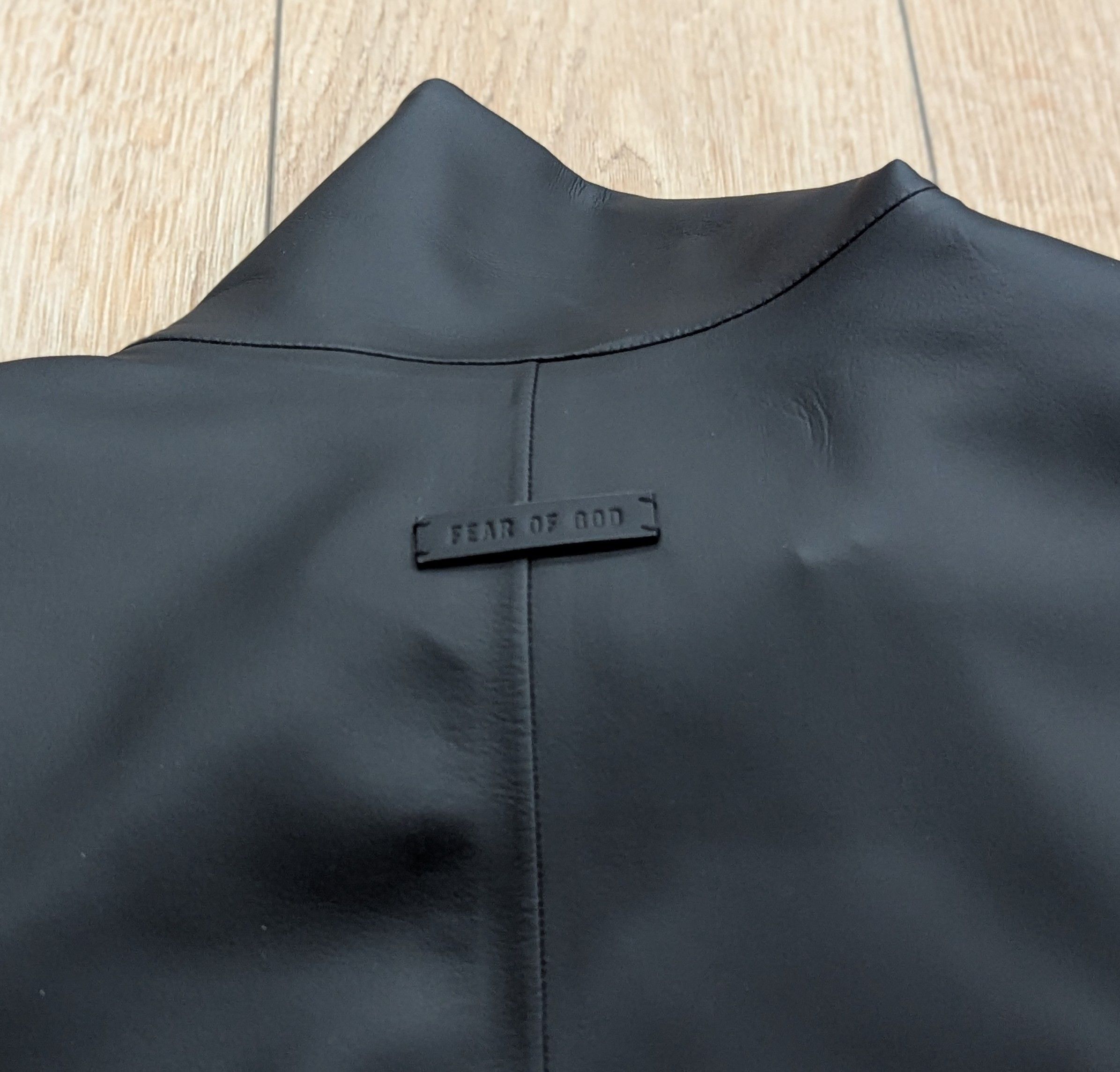 Fear of God FEAR OF GOD Rubberized High-Neck Jacket Black Medium Size US M / EU 48-50 / 2 - 5 Thumbnail