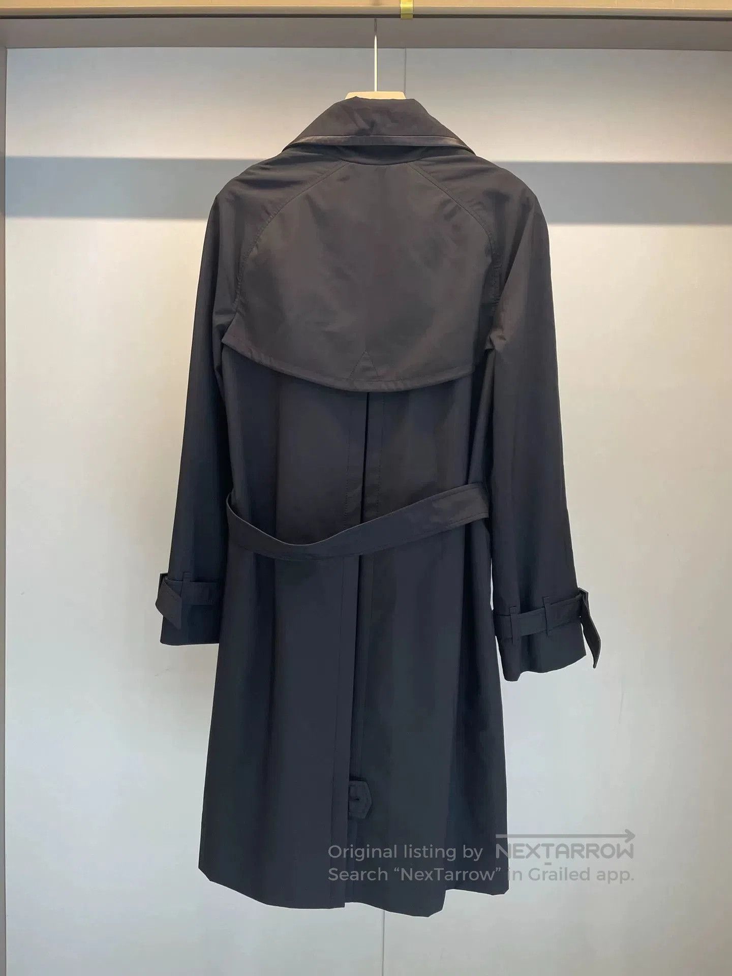Loro Piana LoroPiana Black Wool Trench Coat. Size US XS / EU 42 / 0 - 2 Thumbnail