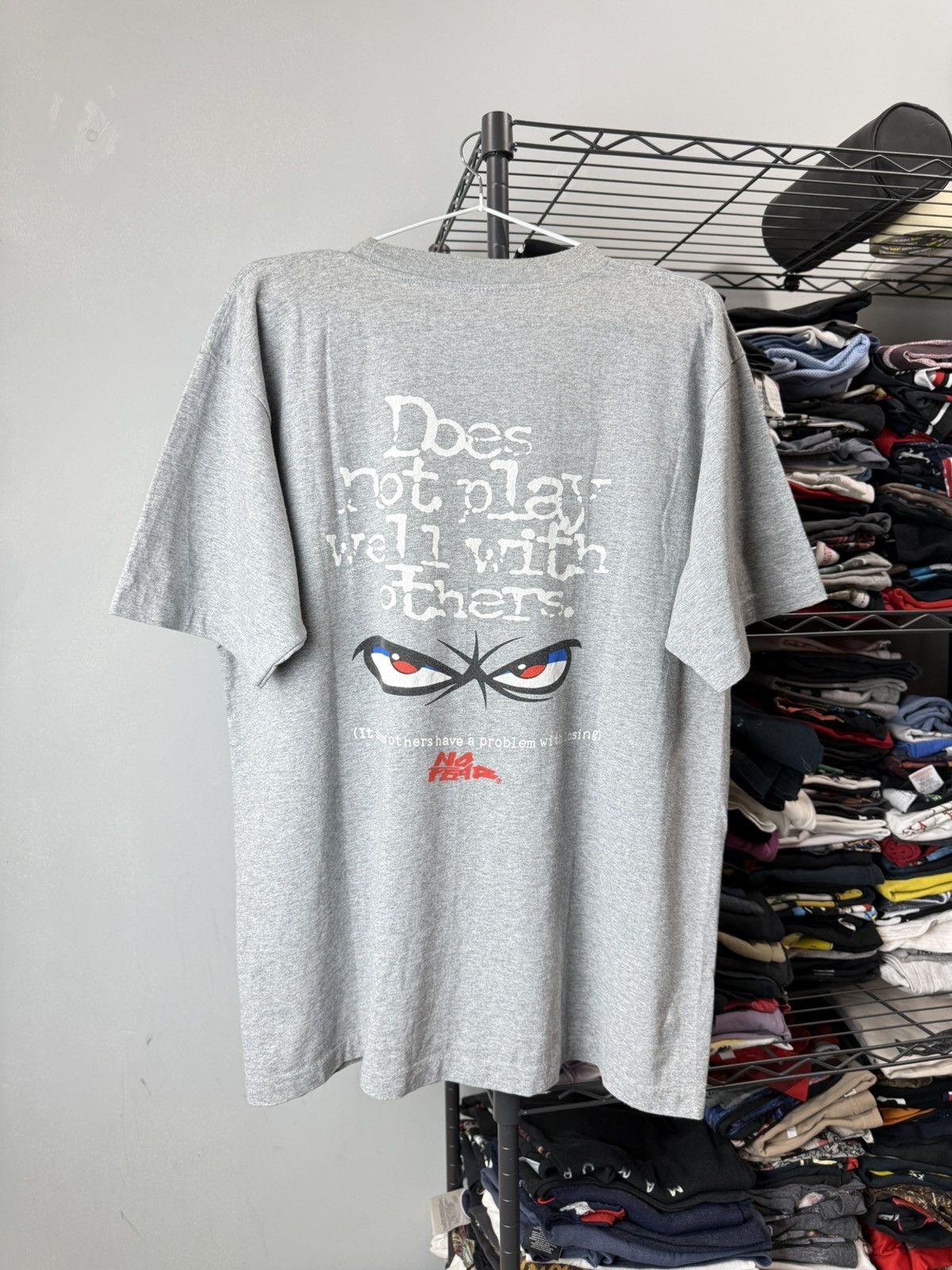 No Fear 80-90’s Vintage No Fear T Shirt Single Stitch Surf Shortys Size US L / EU 52-54 / 3 - 1 Thumbnail