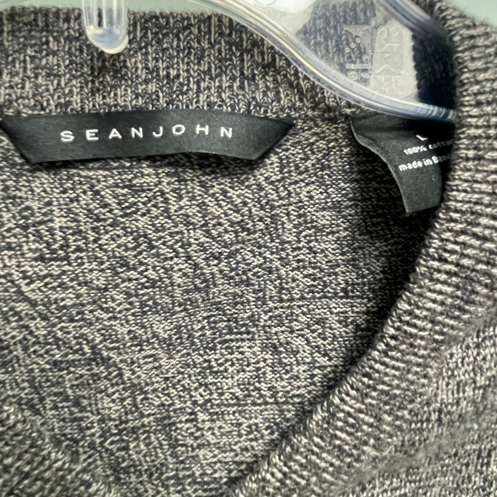 Sean John Sean John V-Neck Stripe Knit Sweater Mens Size Large Casual Size US L / EU 52-54 / 3 - 3 Thumbnail