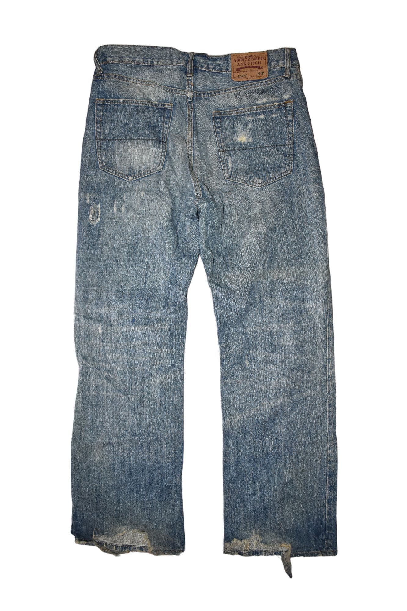 Abercrombie & Fitch Flared Abercrombie & Fitch New York Distressed Denim Size US 34 / EU 50 - 7 Thumbnail