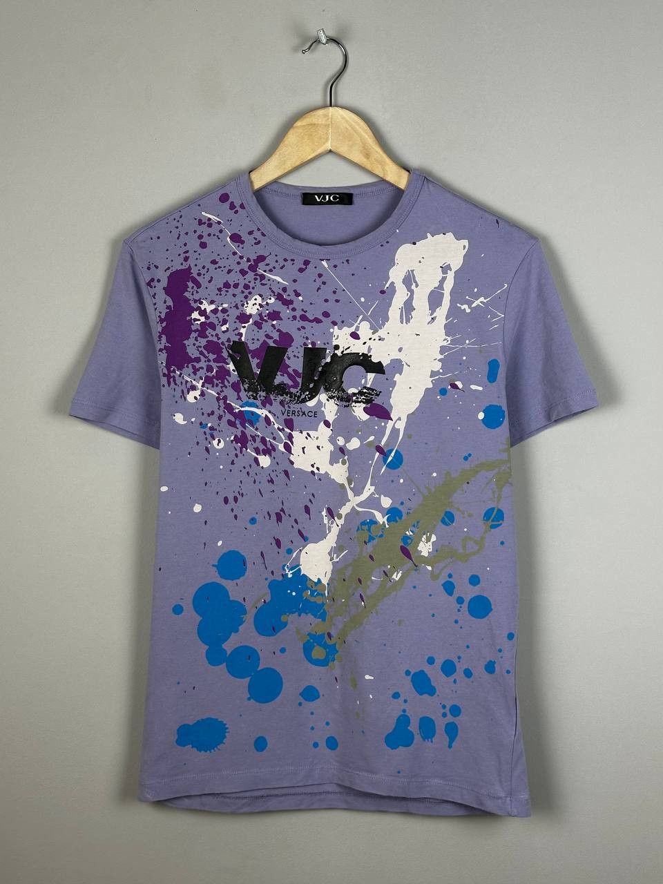 Versace Jeans Couture Versace Jeans Couture Vintage Paint Splatter T Shirt Size L / US 10 / IT 46 - 1 Thumbnail
