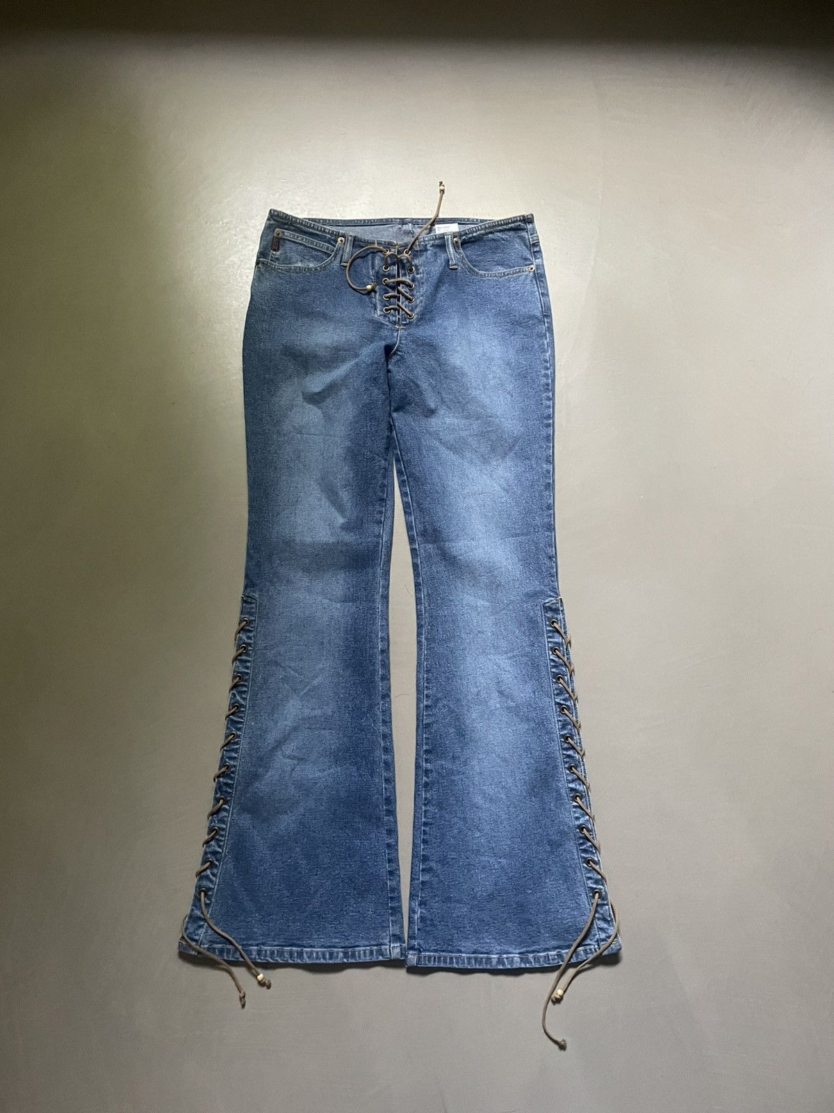 Other Womens Mudd Flare lace up jeans Size 30" / US 8 / IT 44 - 4 Thumbnail