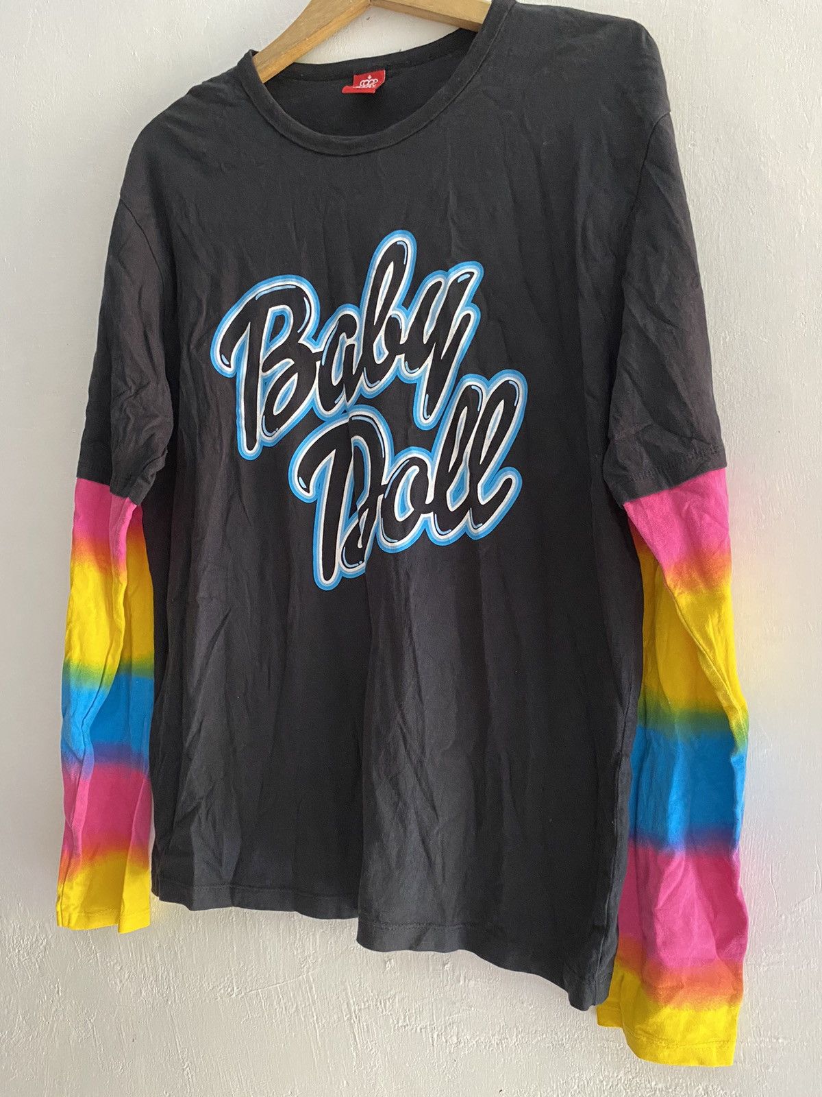 20471120 × Hysteric Glamour 2000s baby doll double layers tie dye longsleeve tshirt Size US XL / EU 56 / 4 - 3 Thumbnail
