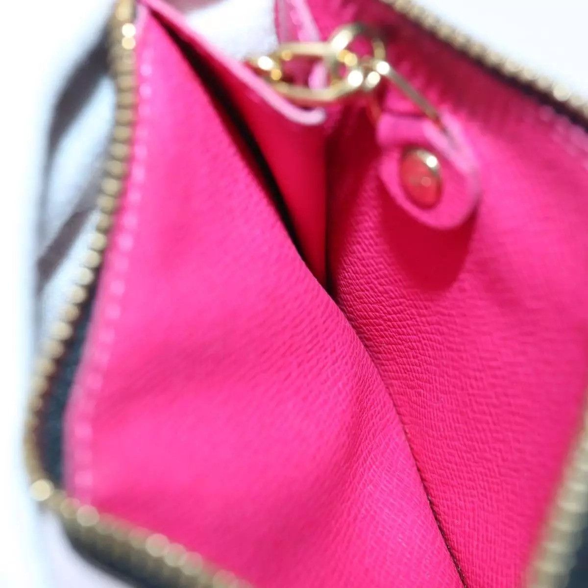 Louis Vuitton LOUIS VUITTON Multicolor Pochette ClesNM Coin Purse Black Size ONE SIZE - 13 Thumbnail