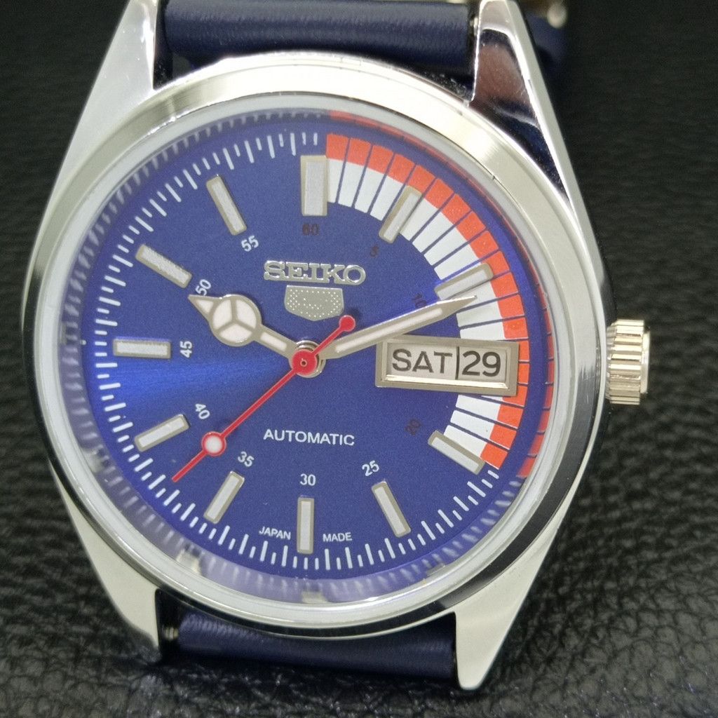 Seiko REFURBISHED VINTAGE SEIKO 5 AUTO JAPAN MENS WATCH a440733 Size 38 - 3 Thumbnail