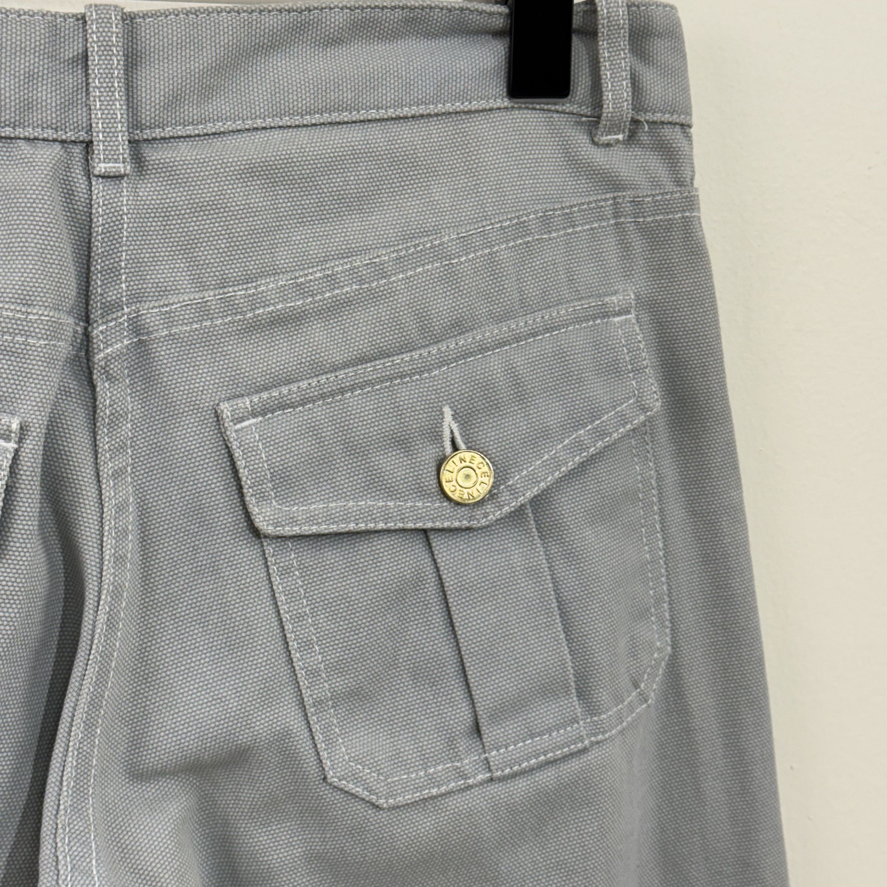 Celine Celine Bootcut Cotton Pants Size 30" / US 8 / IT 44 - 10 Thumbnail