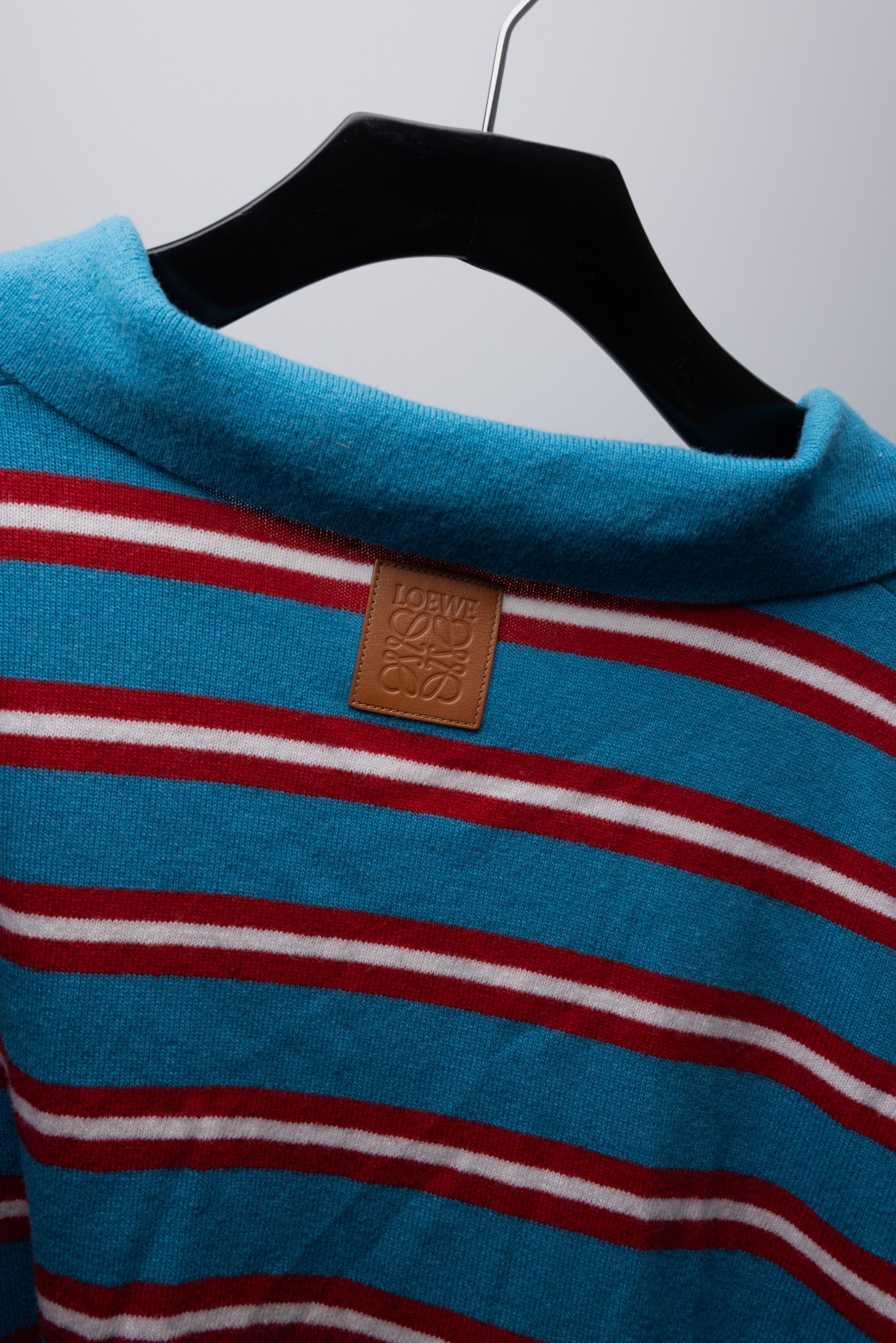 Loewe Loewe Stripe Polo Collar Wool Sweater Size M / US 6-8 / IT 42-44 - 3 Thumbnail