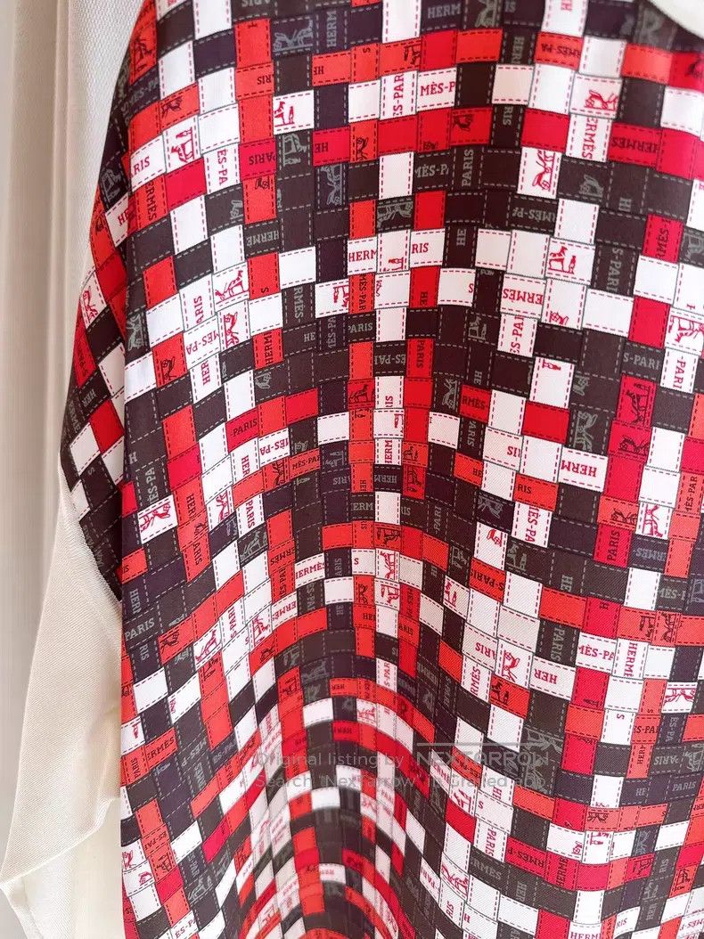 Hermes Hermes Silk Paneling Top Size XXS / US 00 / IT 34 - 3 Thumbnail