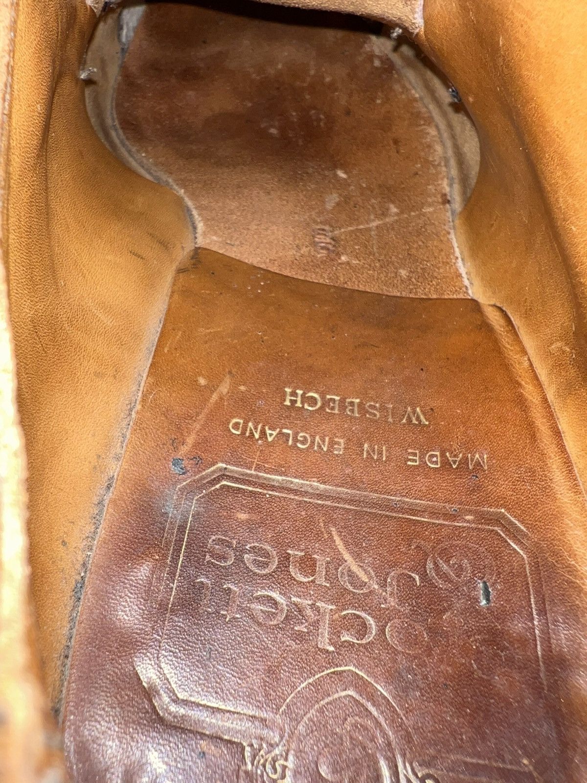 Crockett & Jones VTG Crockett & Jones Brown Leather Derby Dress Shoes Size US 9 / EU 42 - 12 Thumbnail