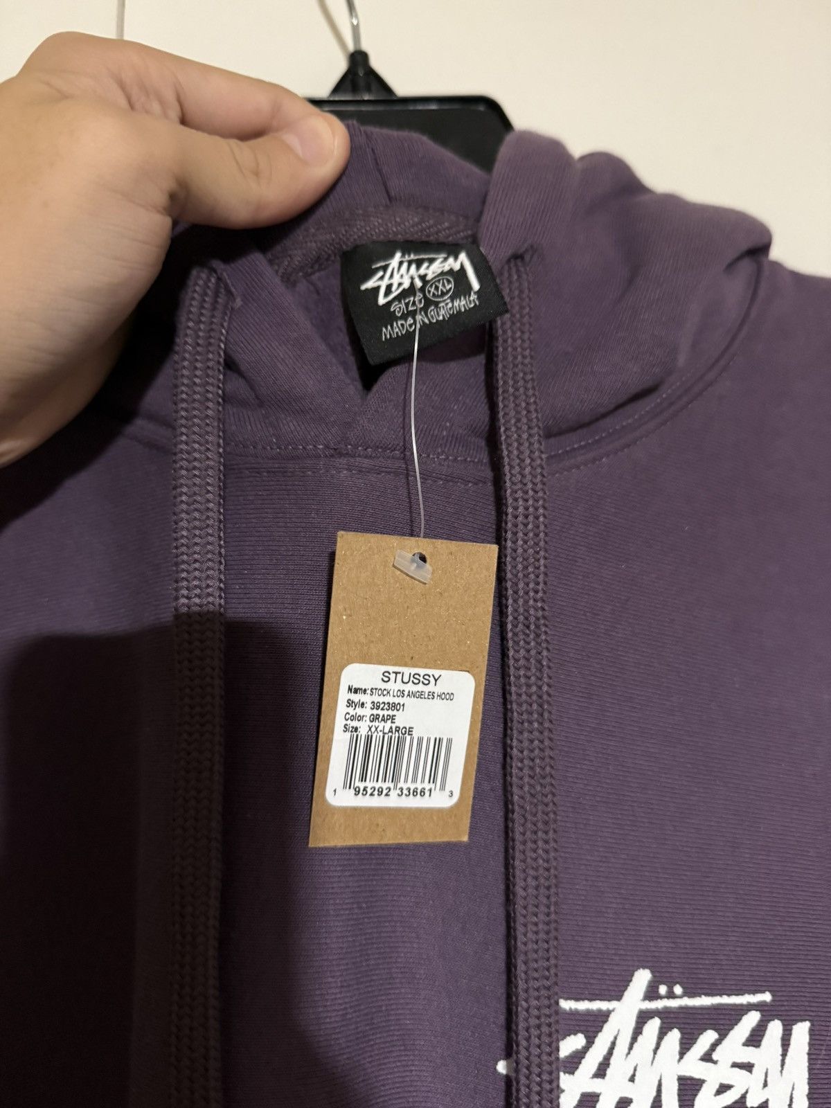 Stussy Stussy Heather Purple Los Angeles Hoodie Size US XXL / EU 58 / 5 - 3 Thumbnail