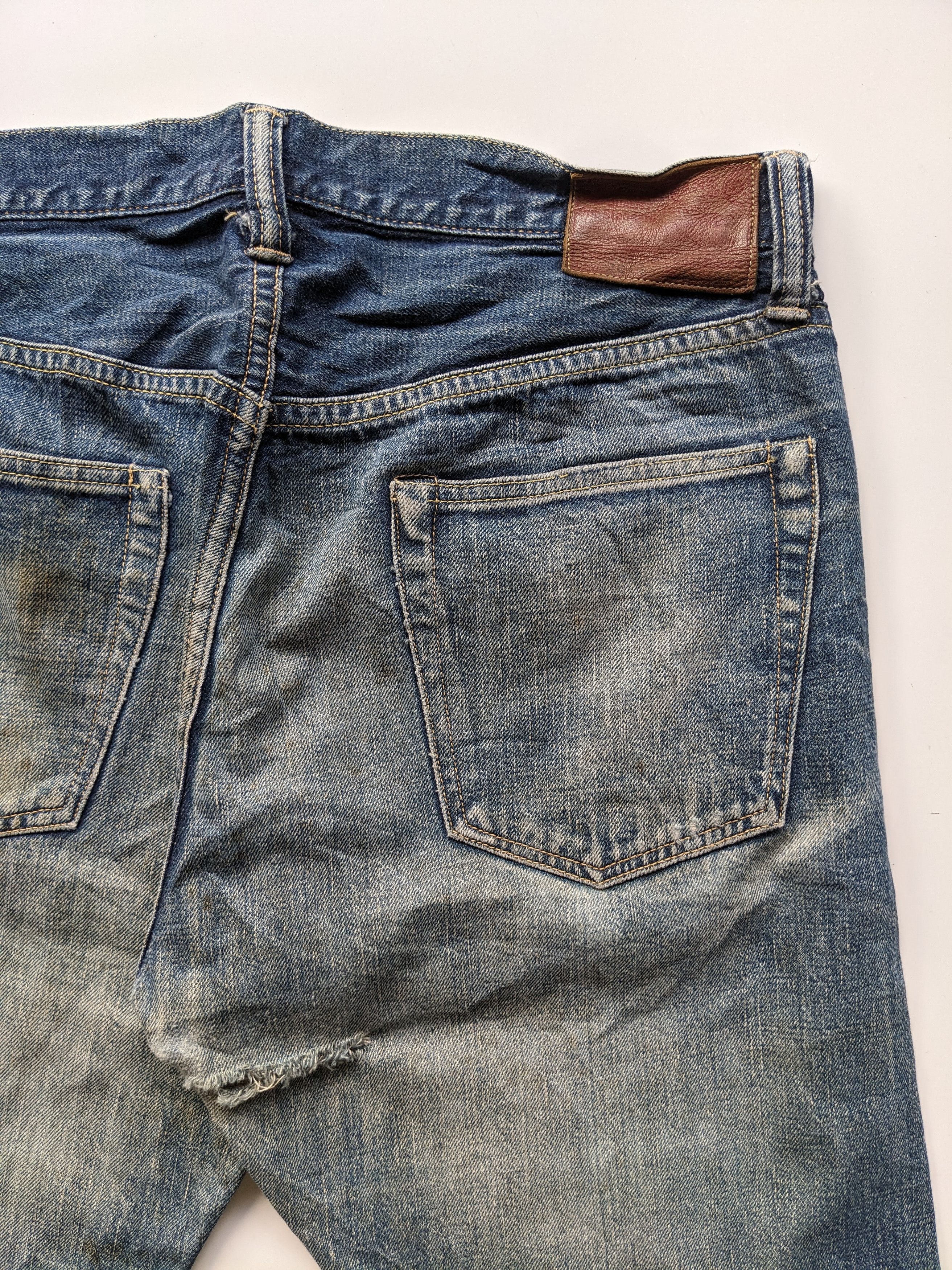 Sugar Cane Sugar Cane faded jeans selvedge jeans Size US 34 / EU 50 - 6 Thumbnail