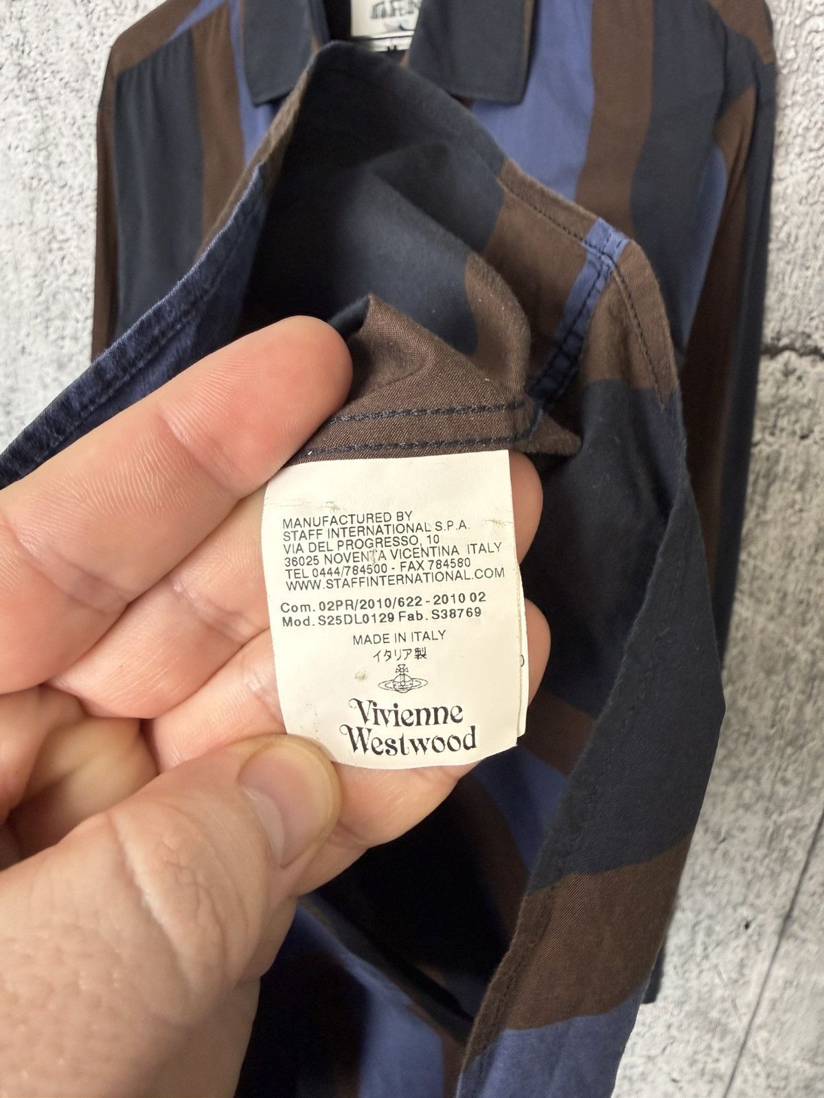 Vivienne Westwood Vintage Vivienne Westwood Striped Button Long Sleeve Shirt Size US L / EU 52-54 / 3 - 16 Thumbnail