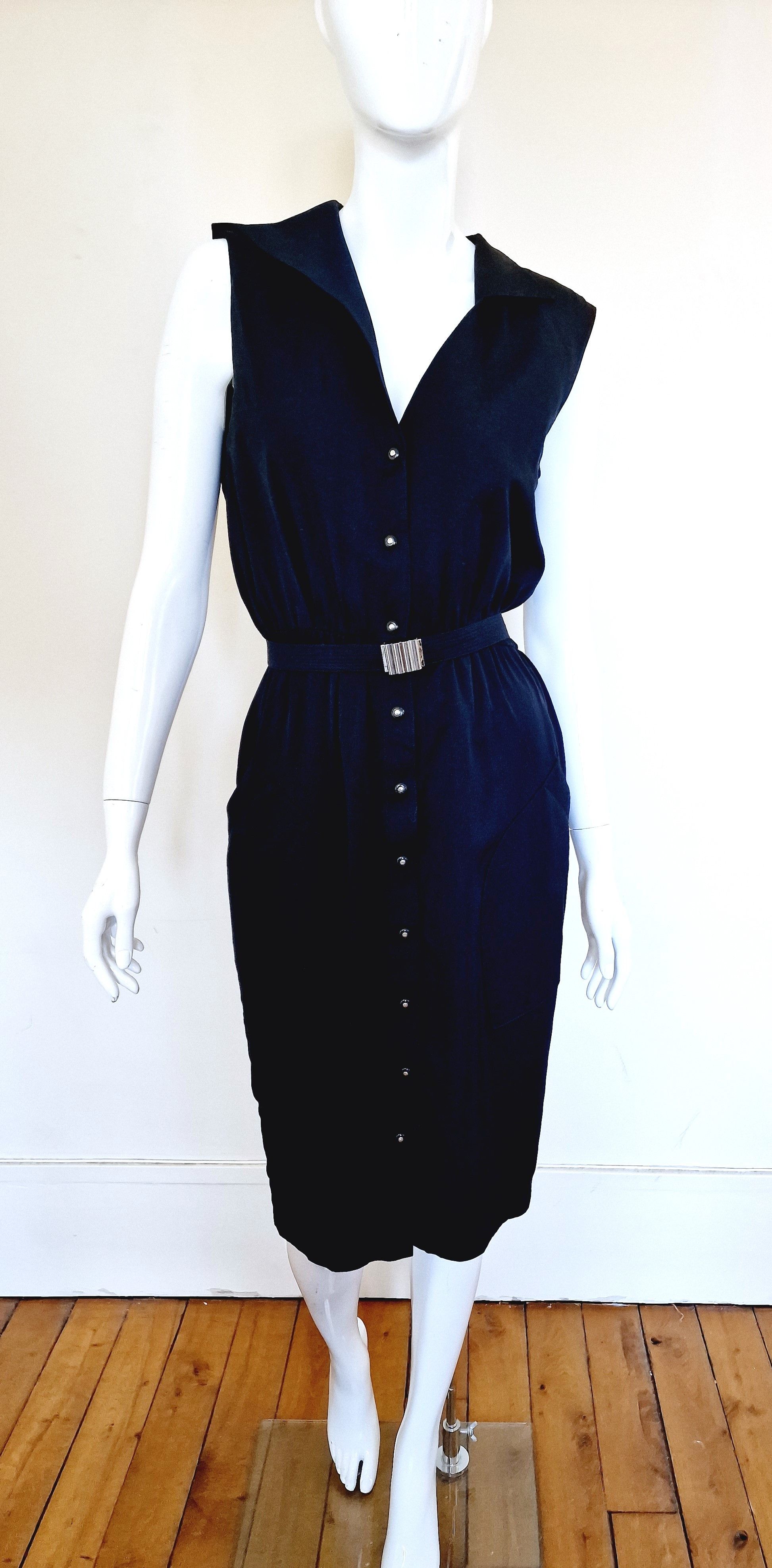 Thierry Mugler Thierry Mugler Vampire Bondage Strap Cut Out Dress Size XS / US 0-2 / IT 36-38 - 6 Thumbnail