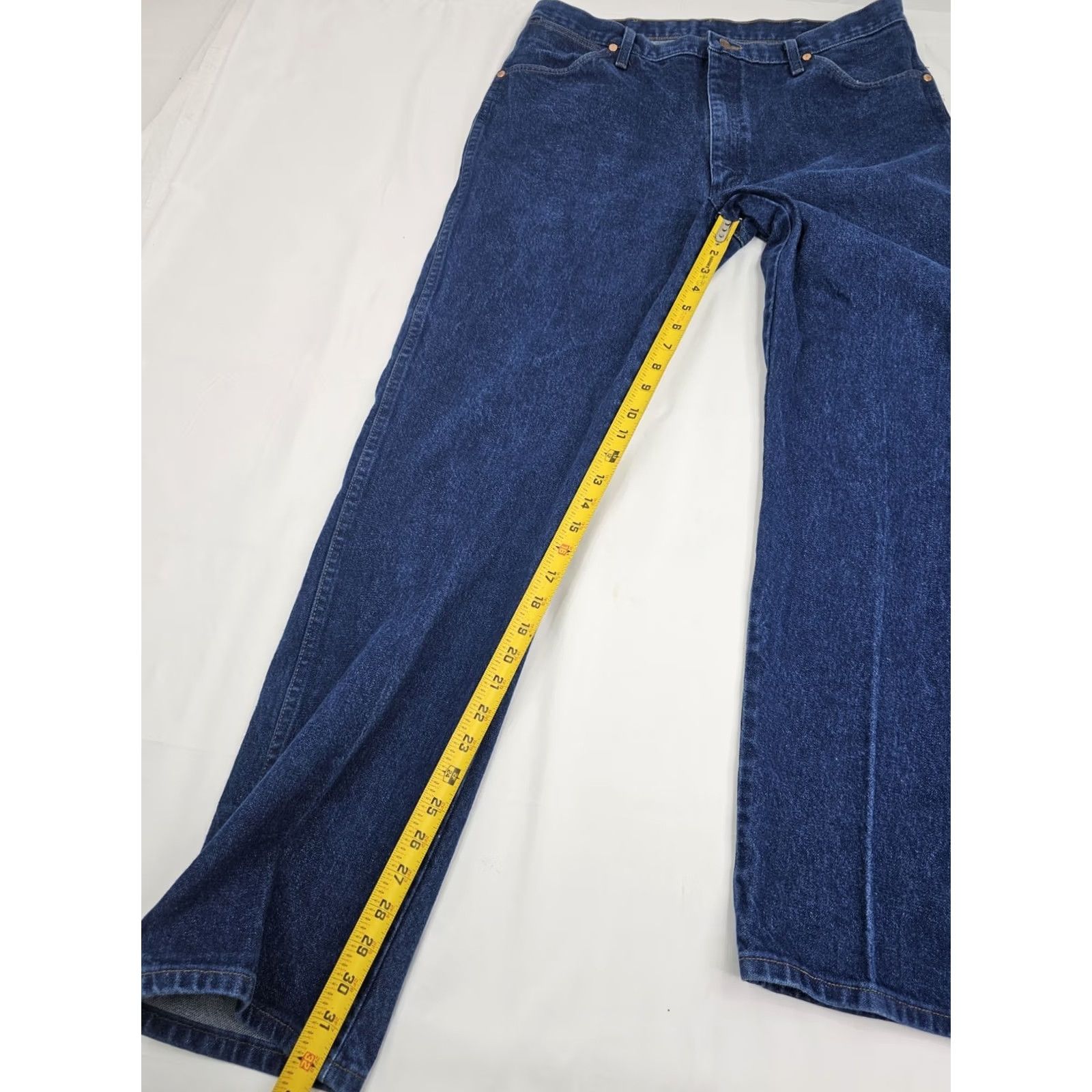Wrangler Wrangler 13MWZ Cowboy Cut Original Fit Denim Jeans Men 36x32 Regular Blue USA Cowboy Size US 36 / EU 52 - 3 Thumbnail