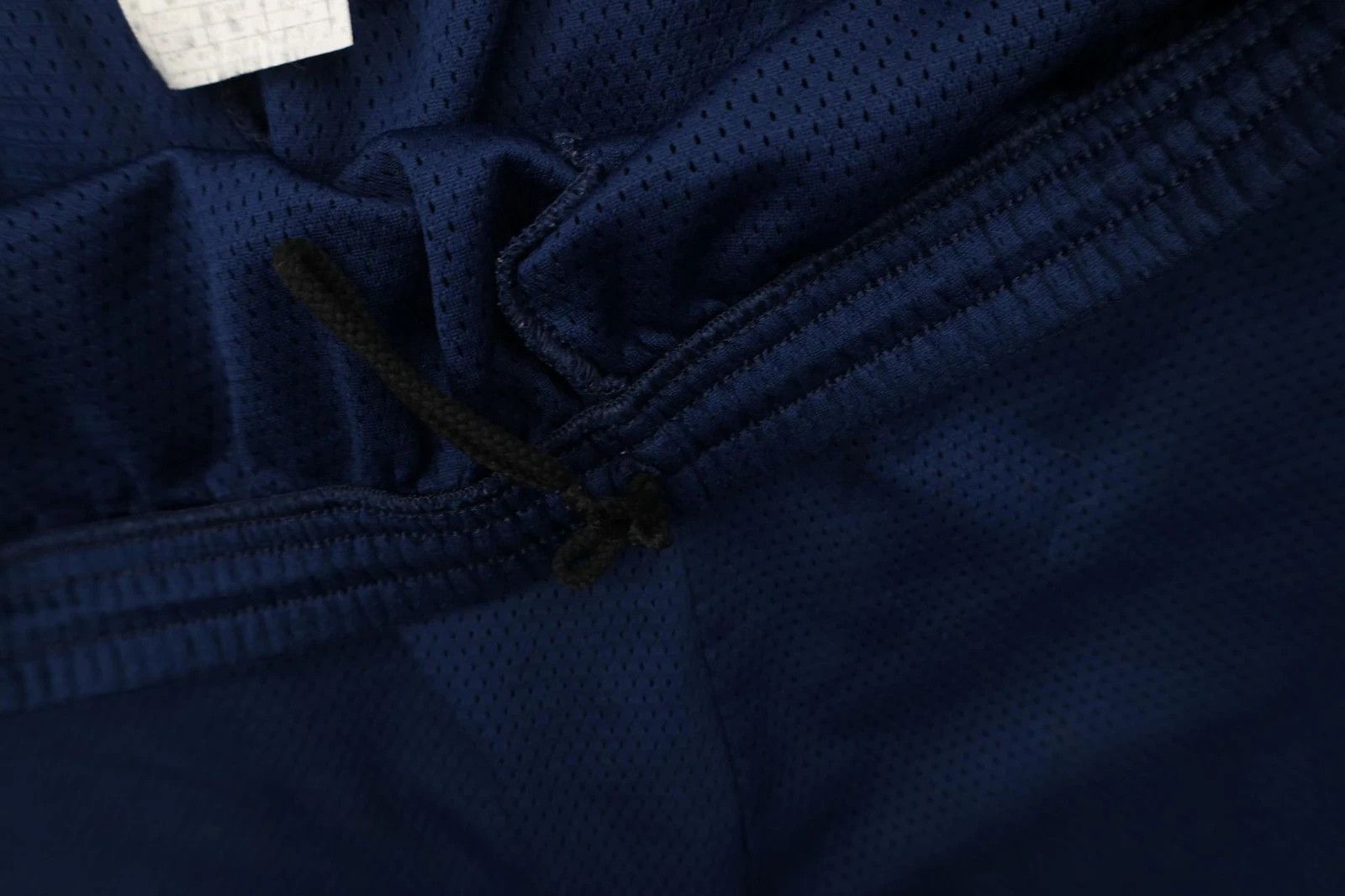 Nike AS IS Vintage 90s Nike Above Knee Mesh Shorts Navy Blue Size US 36 / EU 52 - 9 Thumbnail