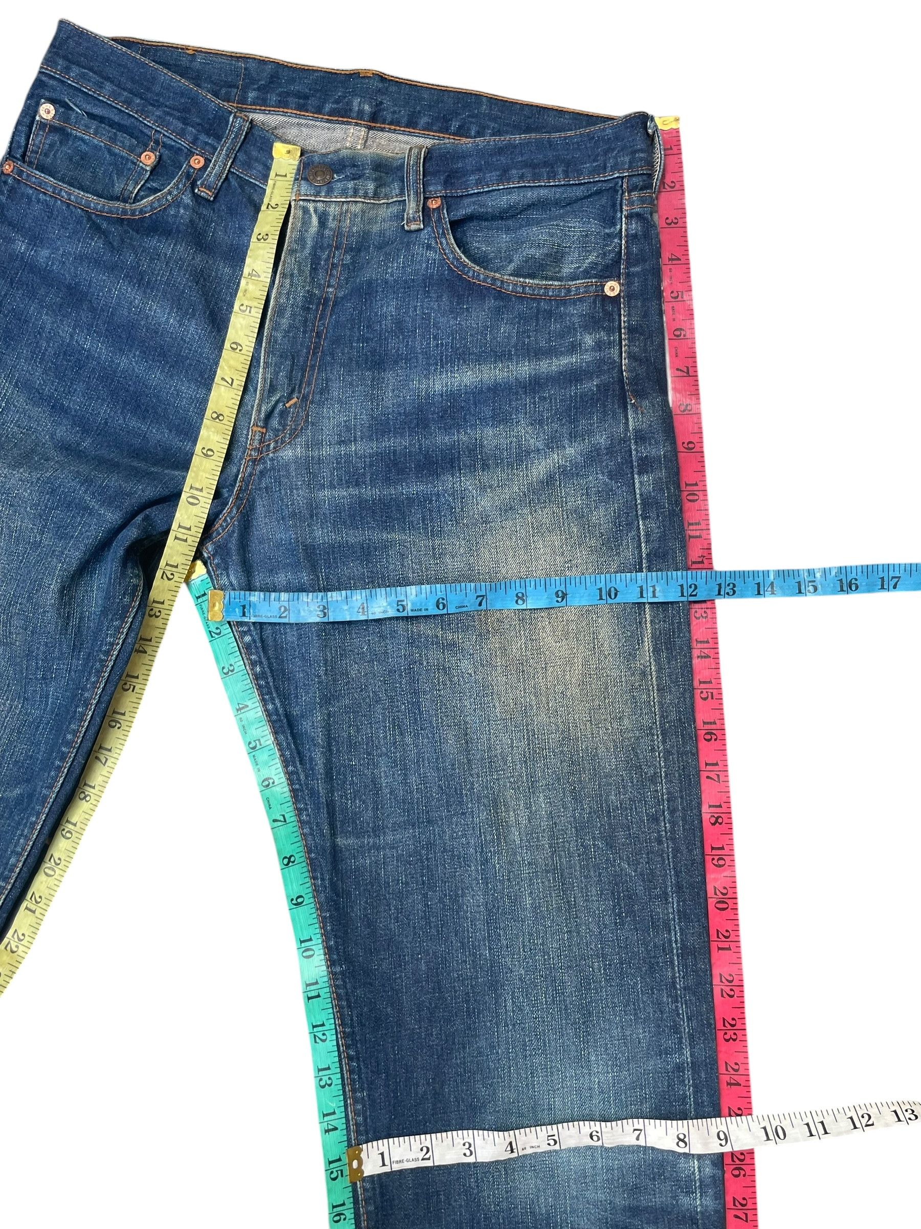 Levi's Vintage Levis 505 Distresed Size US 34 / EU 50 - 9 Thumbnail