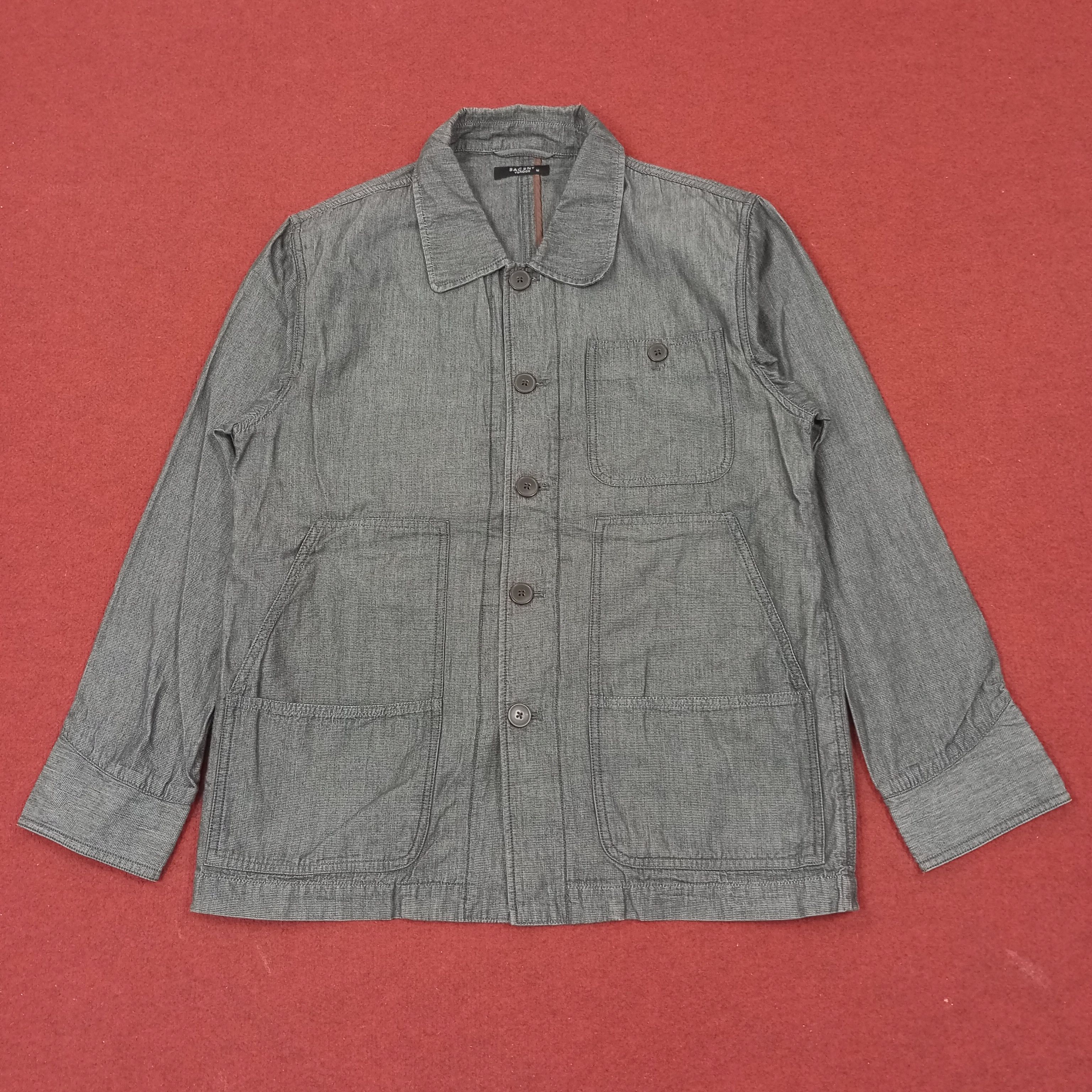 Yohji Yamamoto Vintage Sacsny Ysaccs by Yohji Yamamoto Custom Jacket c233n3 Size US M / EU 48-50 / 2 - 3 Thumbnail