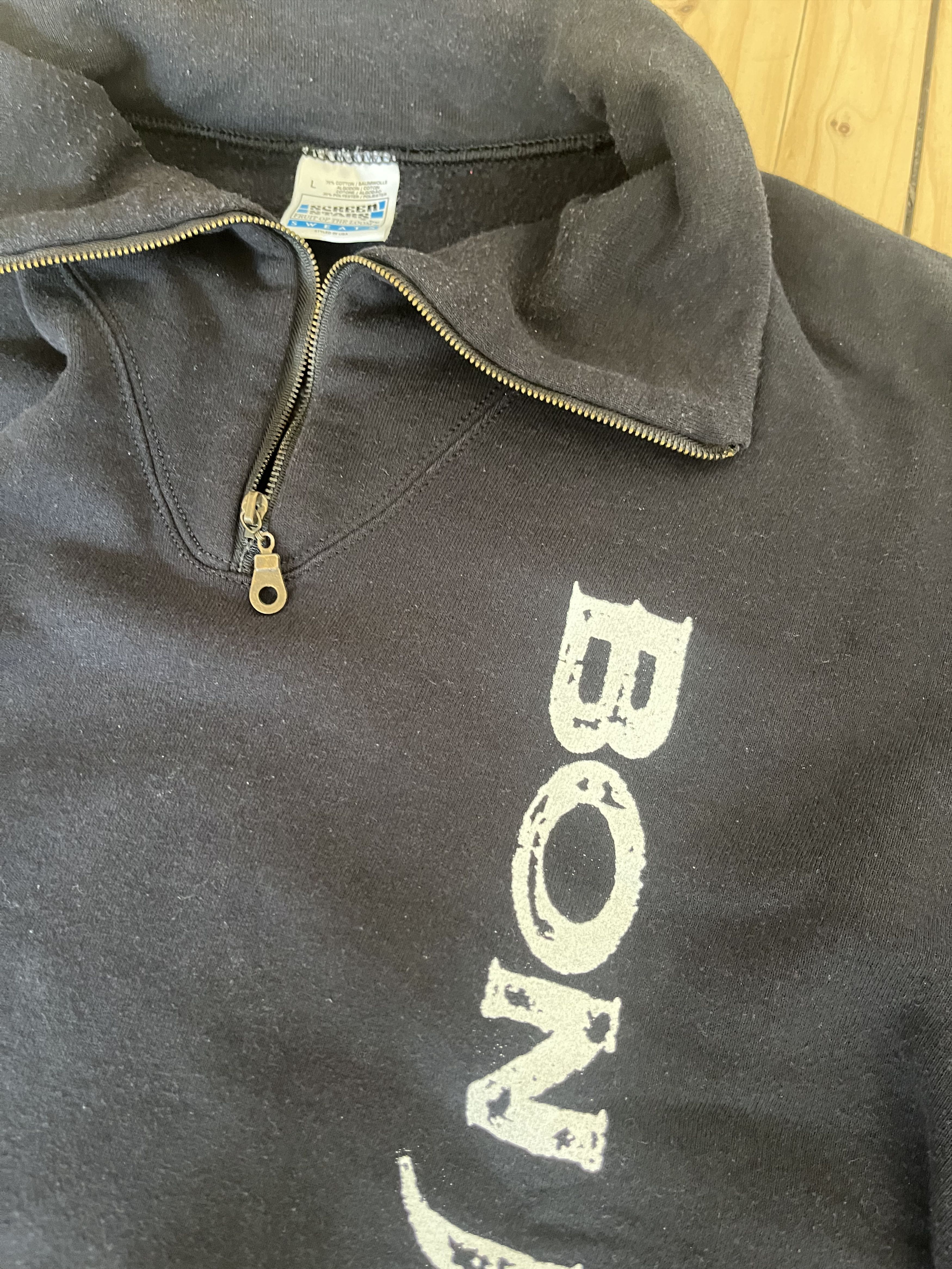 Bon Jovi Vintage rare Bon Jovi 1995 Crossroads Tour sweater half zip Size US L / EU 52-54 / 3 - 2 Thumbnail