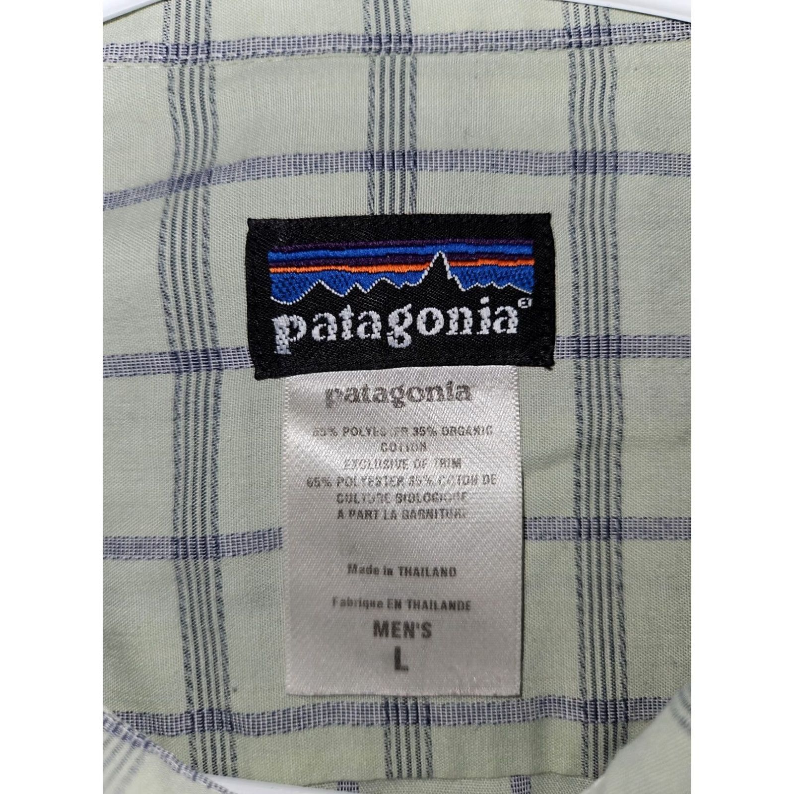 Patagonia Patagonia Button Shirt Short Sleeve Men L Mint Check Outdoors Size US L / EU 52-54 / 3 - 2 Thumbnail